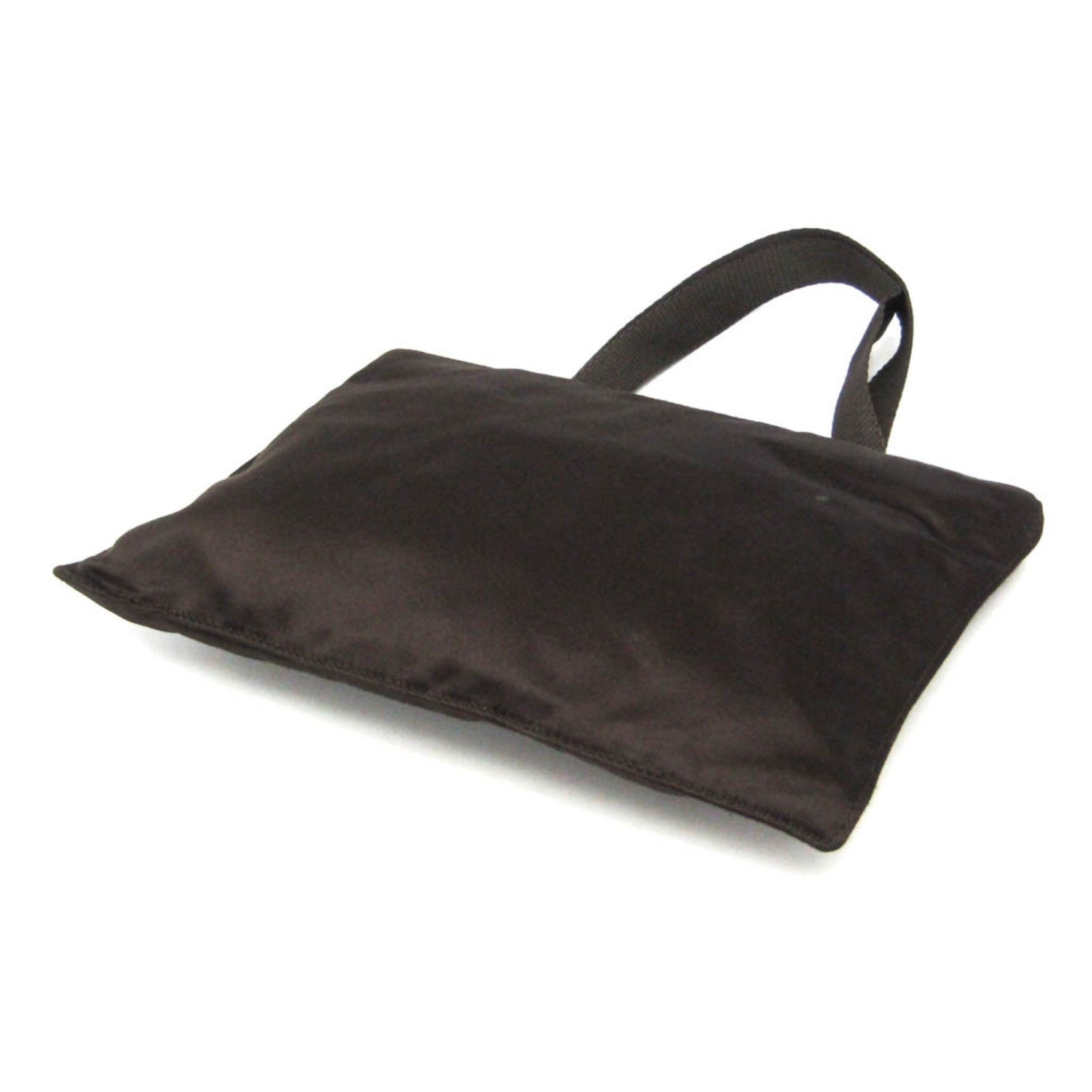 Prada Triangle Logo Mini Bag Velvet Handbag