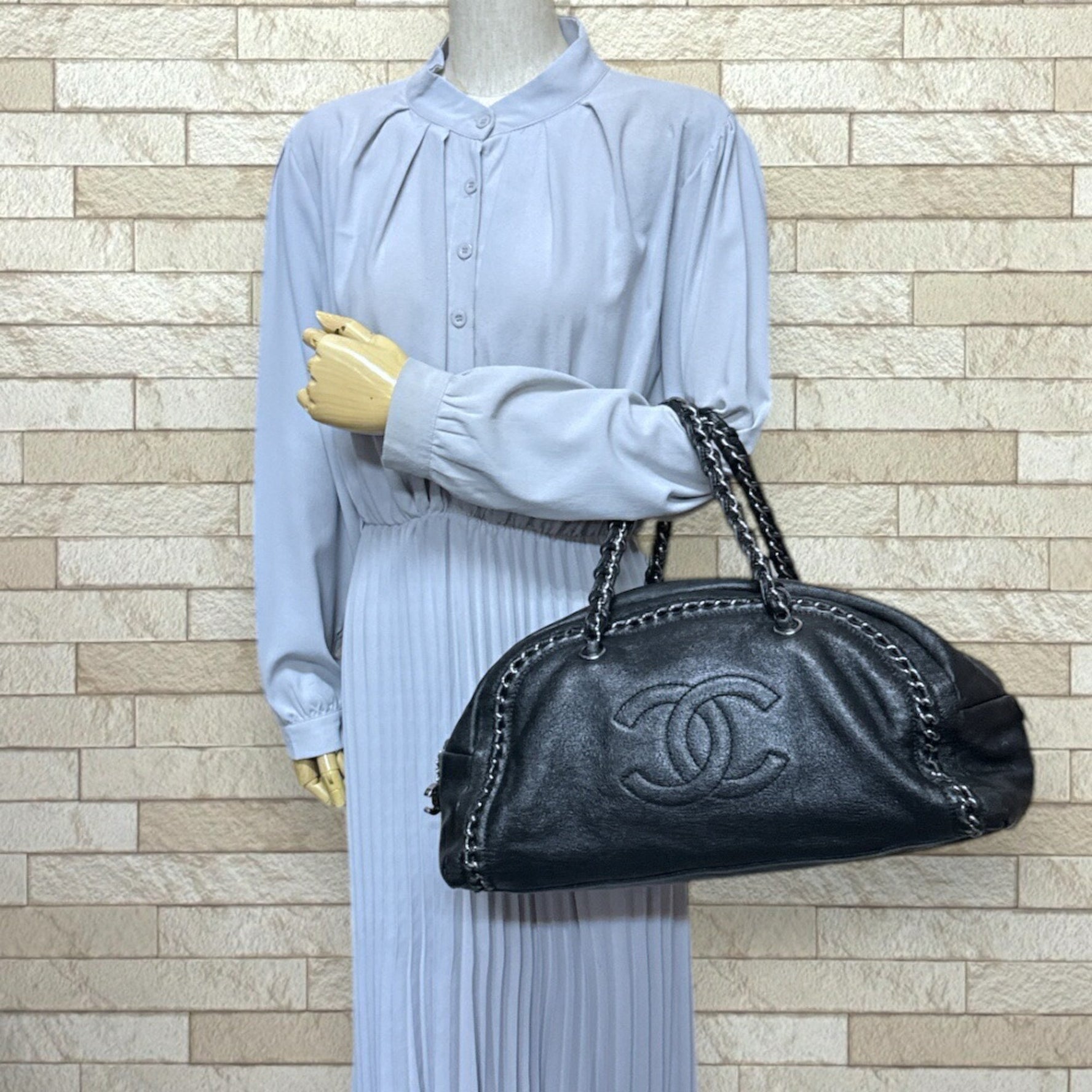 Chanel Luxury Boston Bag Leather