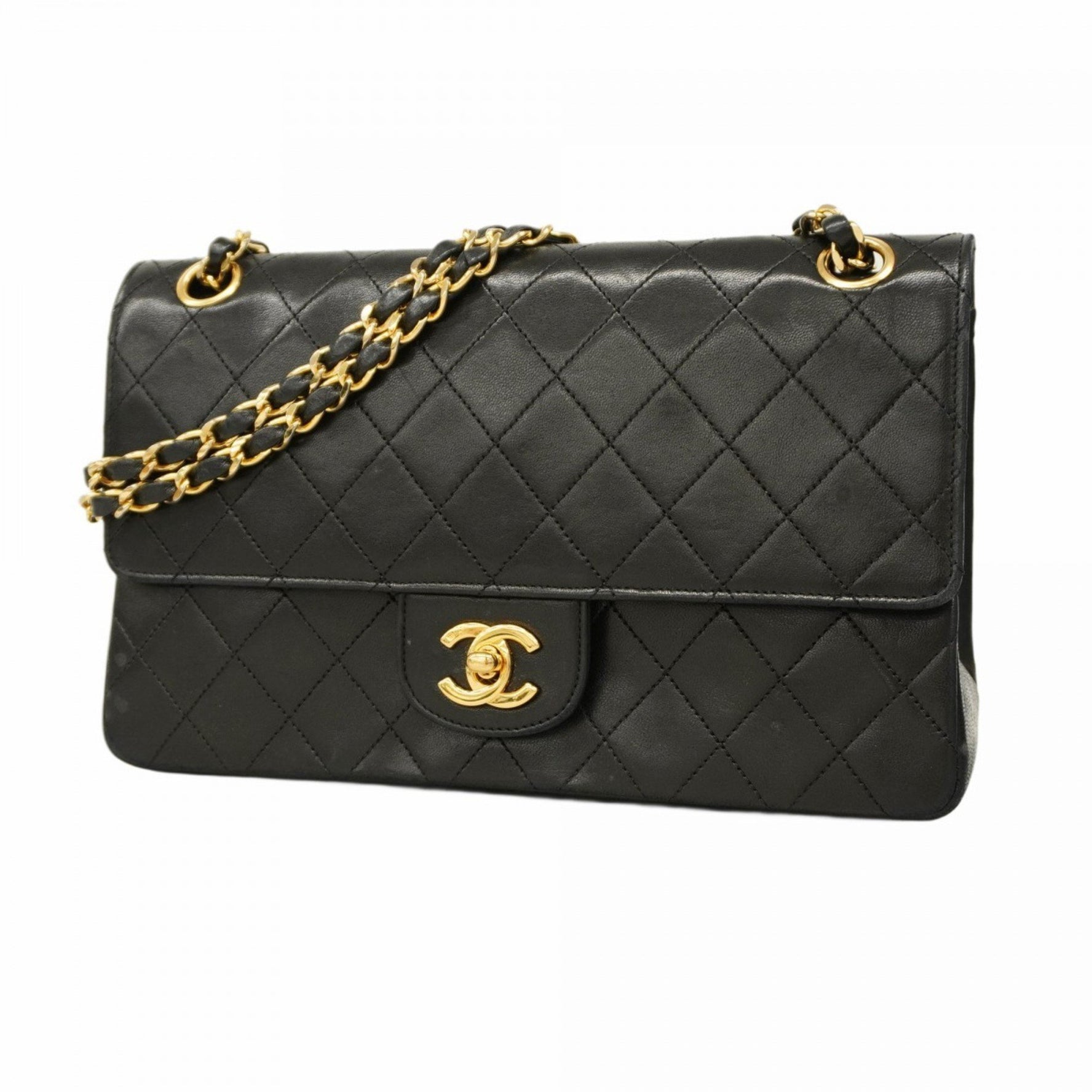 Chanel Matelasse Shoulder Bag with Double Flap and Chain, Lambskin