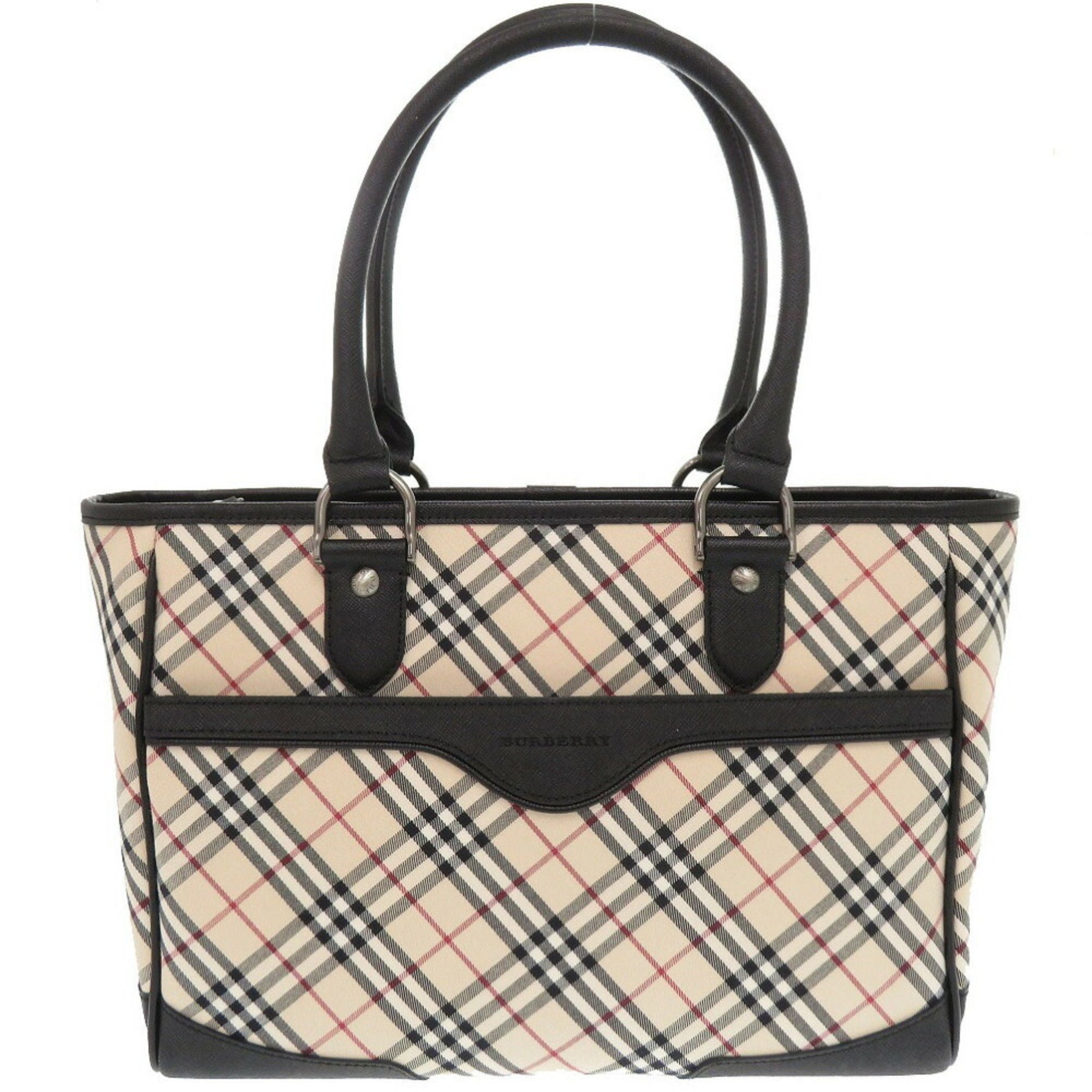 Burberry Nova Check Canvas/Leather Handbag