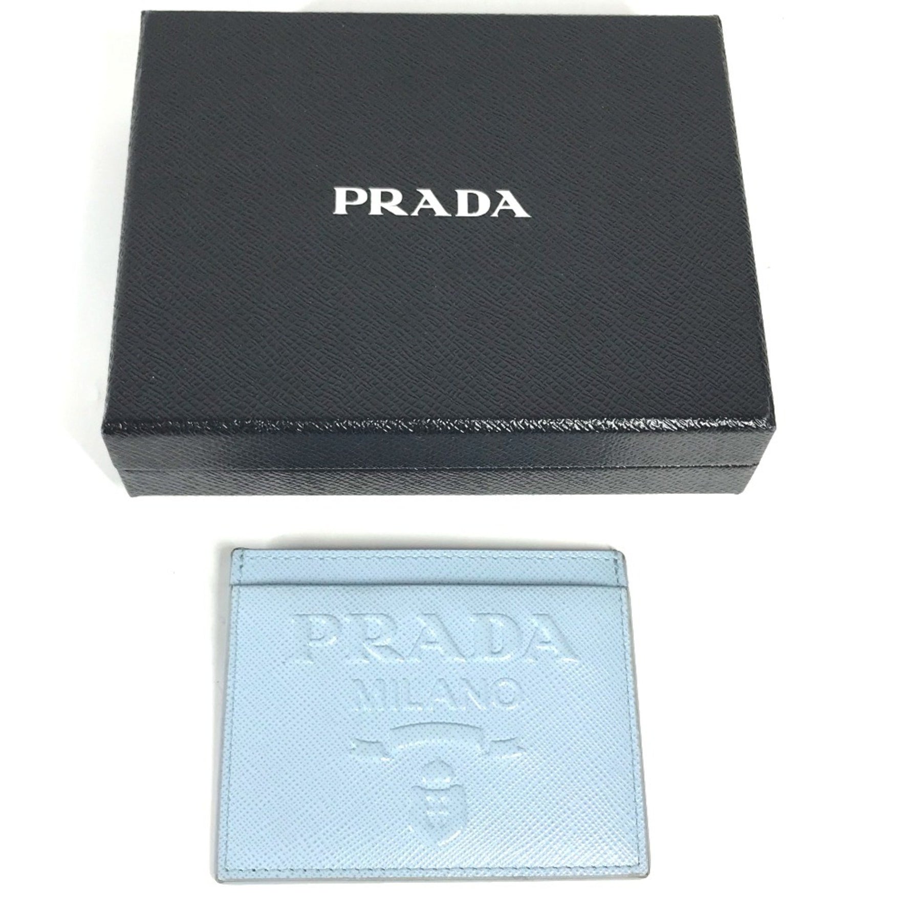 PRADA Business Card Holder Pass Case Card Case Light