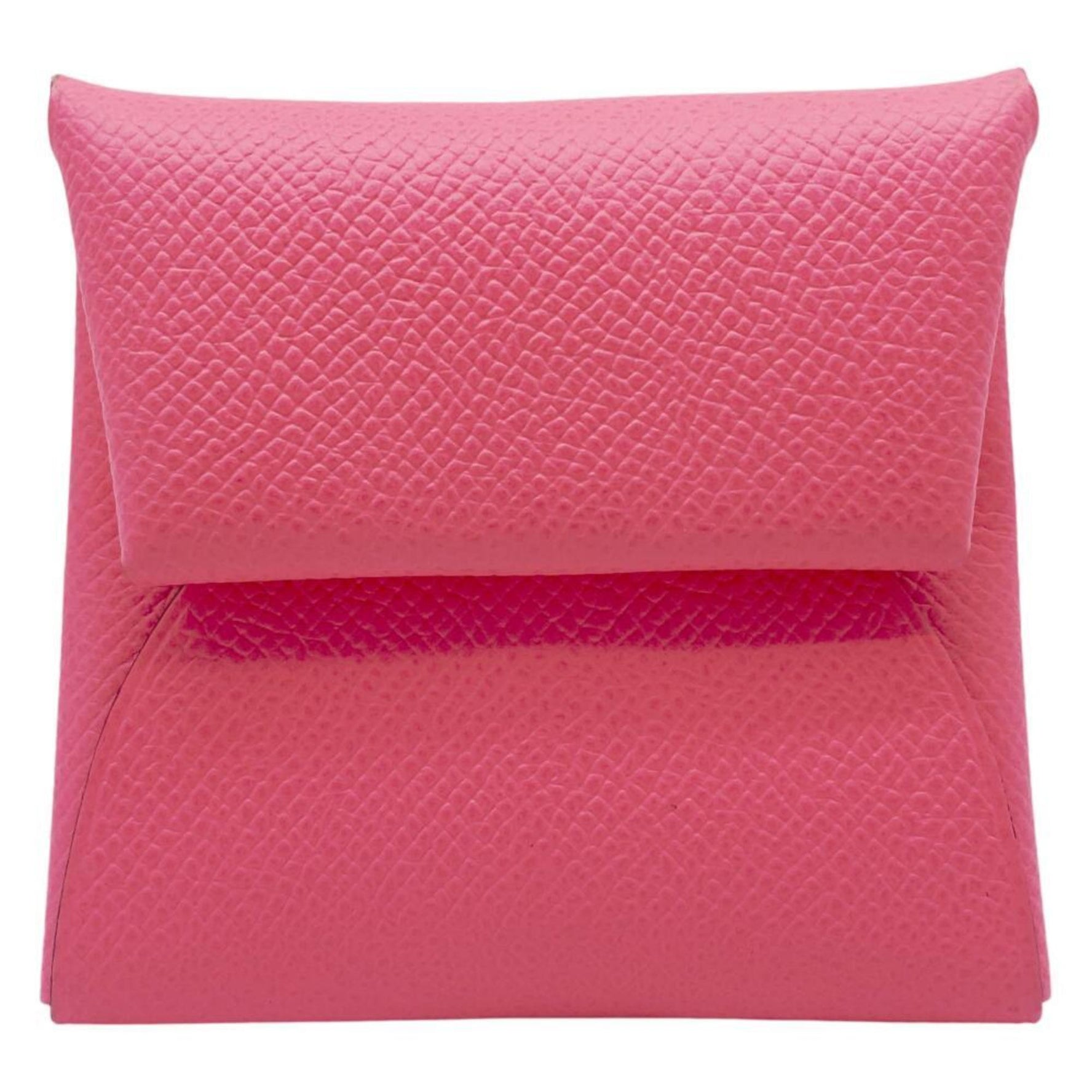 HERMES Bastia Epsom Rose Azalee B stamp 2023 Wallet/Coin case Coin purse Case Leather goods Pink Women Men