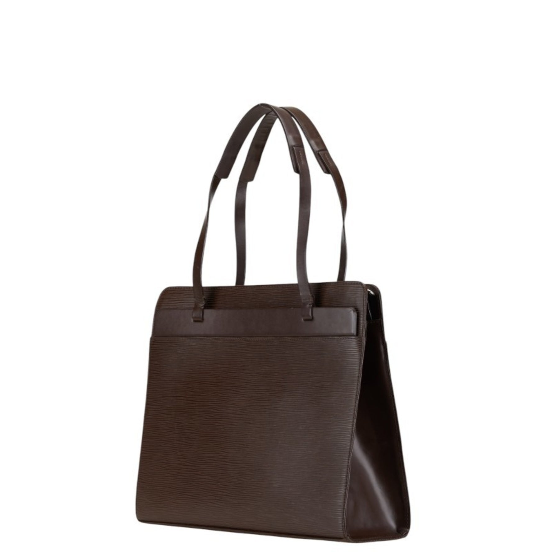 Louis Vuitton Epi Croisette PM Handbag Mocha Brown Leather