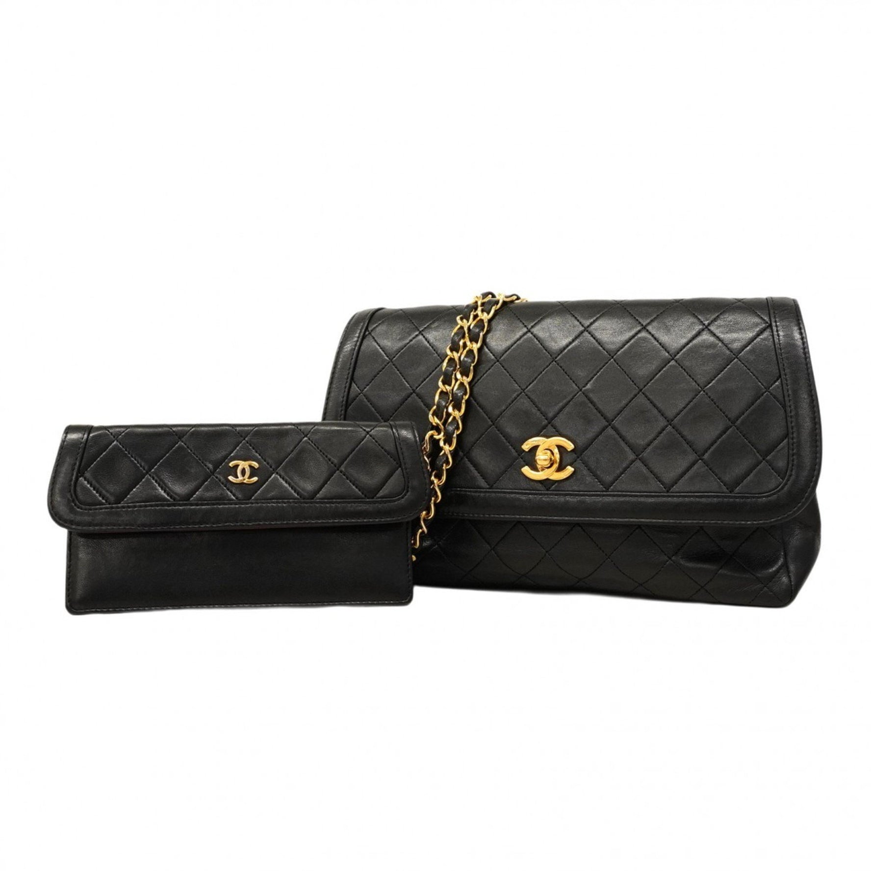 Chanel Matelasse Shoulder Bag with pouch