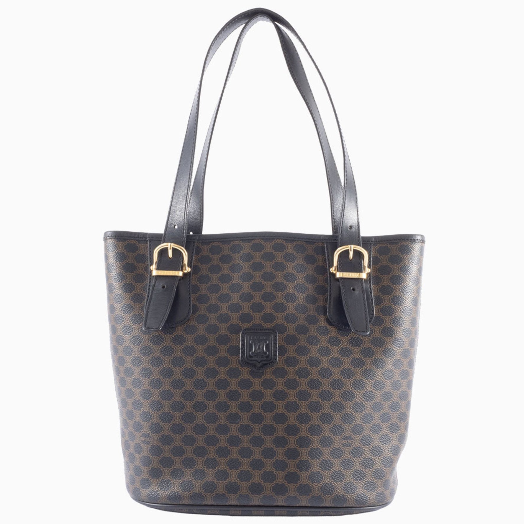 Celine Macadam Tote Bag in PVC/Leather, Old Blazon