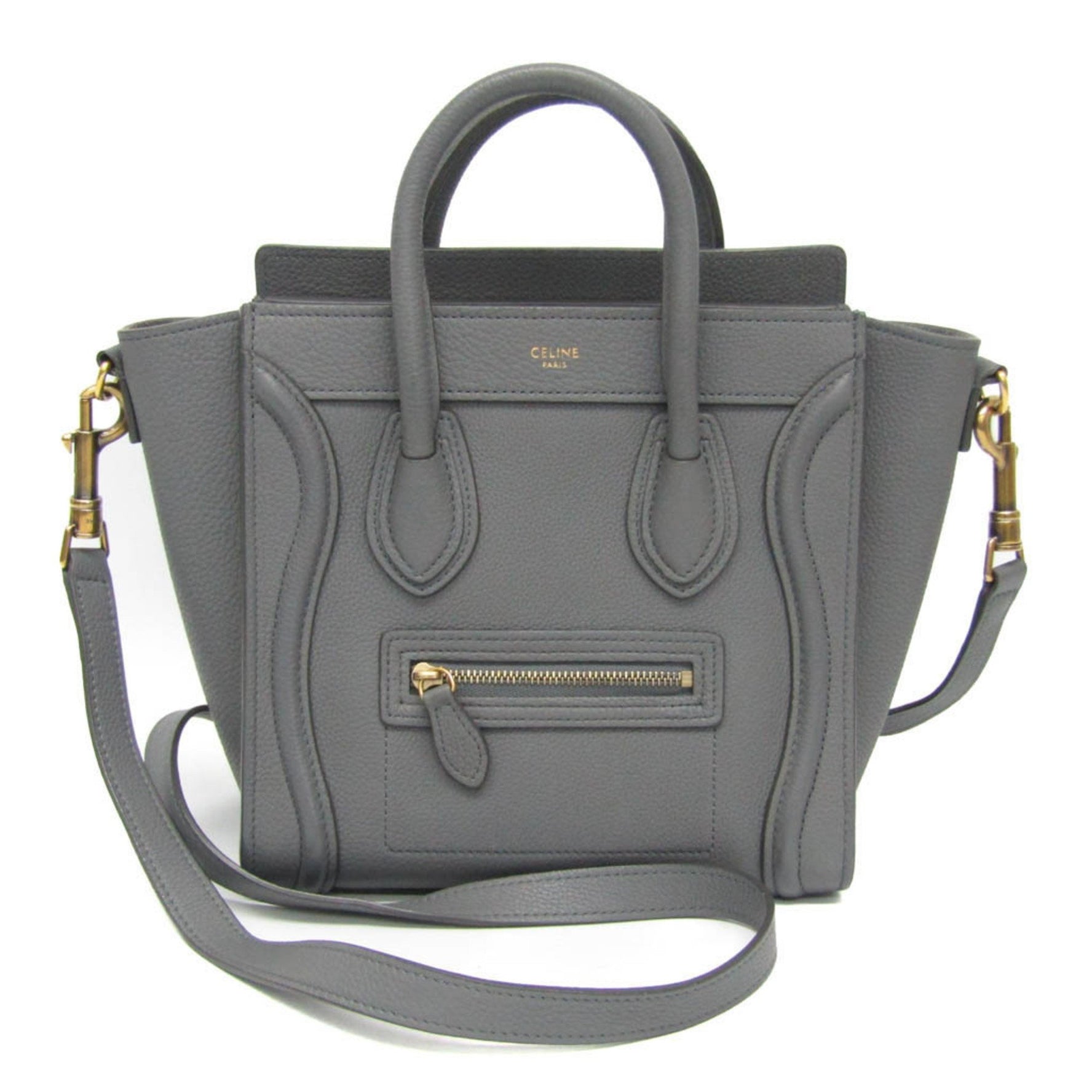 Celine Luggage Nano Leather Handbag,Shoulder Bag