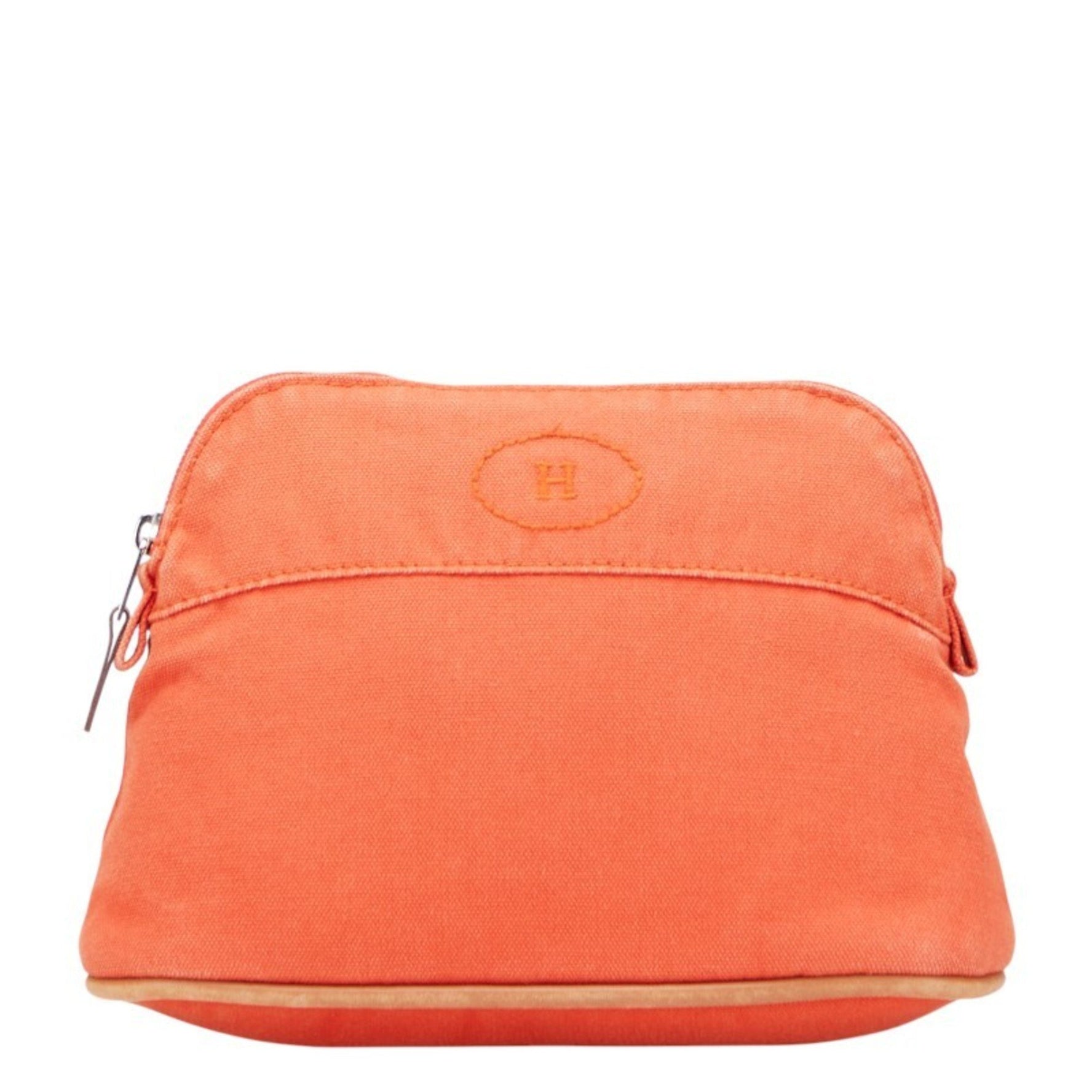 Hermès Bolide Pouch 20 Pouch, Small Item Case, Canvas and Leather, HERMES