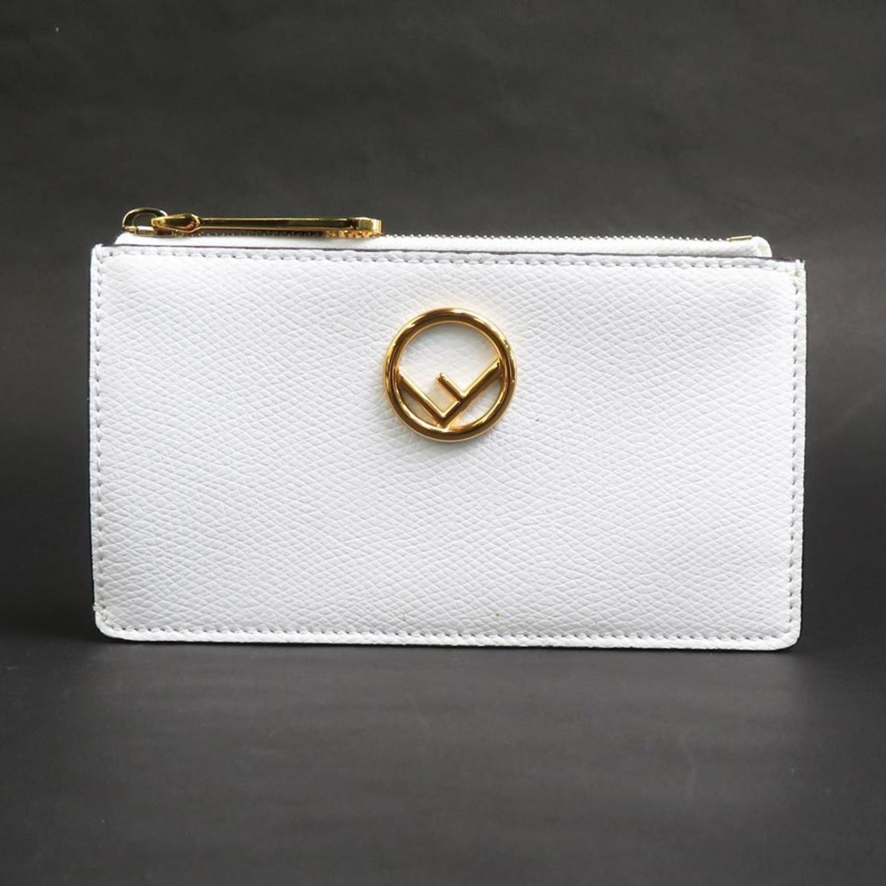 FENDI Wallet/Coin Case Leather Men's