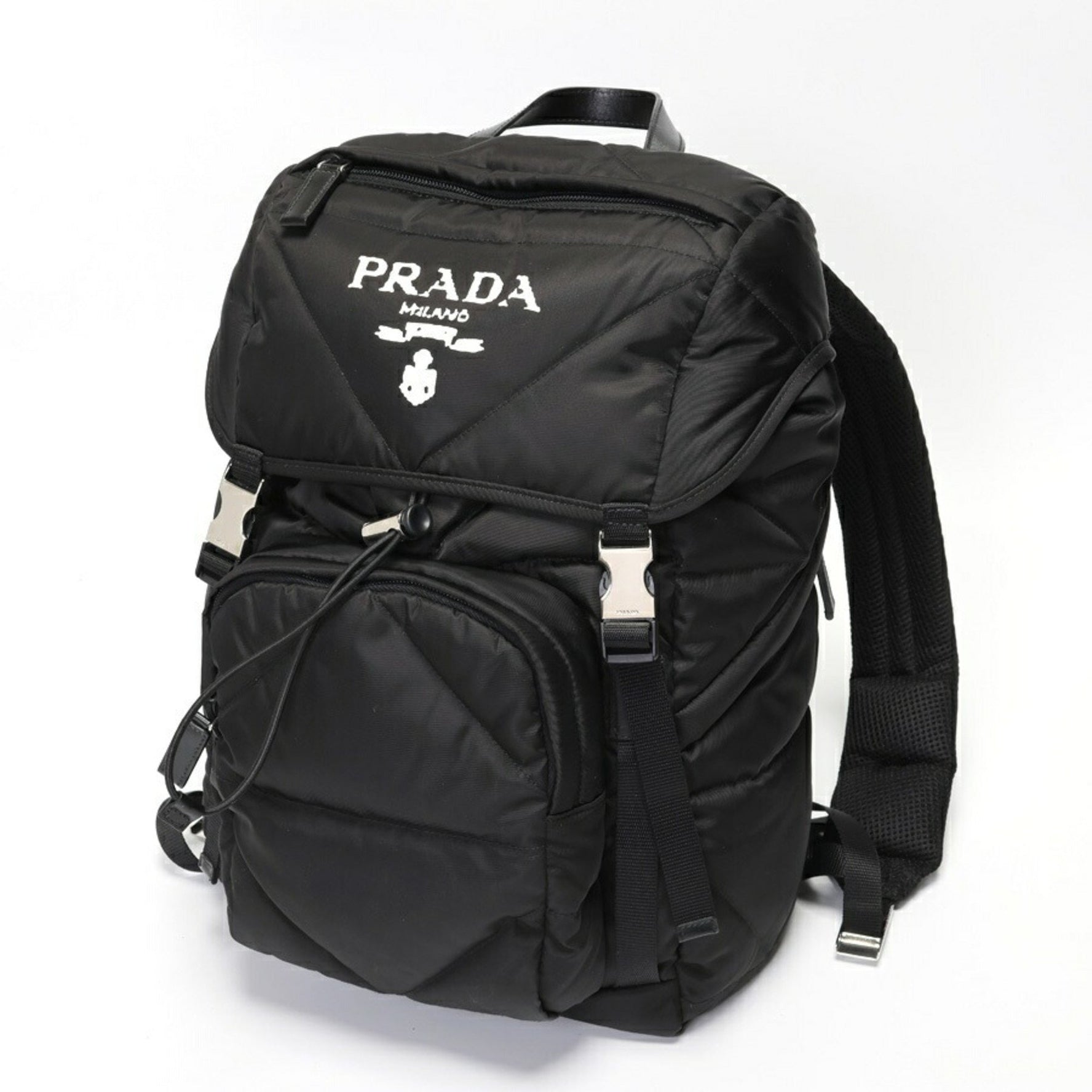 PRADA Re-Nylon Quilted Backpack Rucksack Nylon