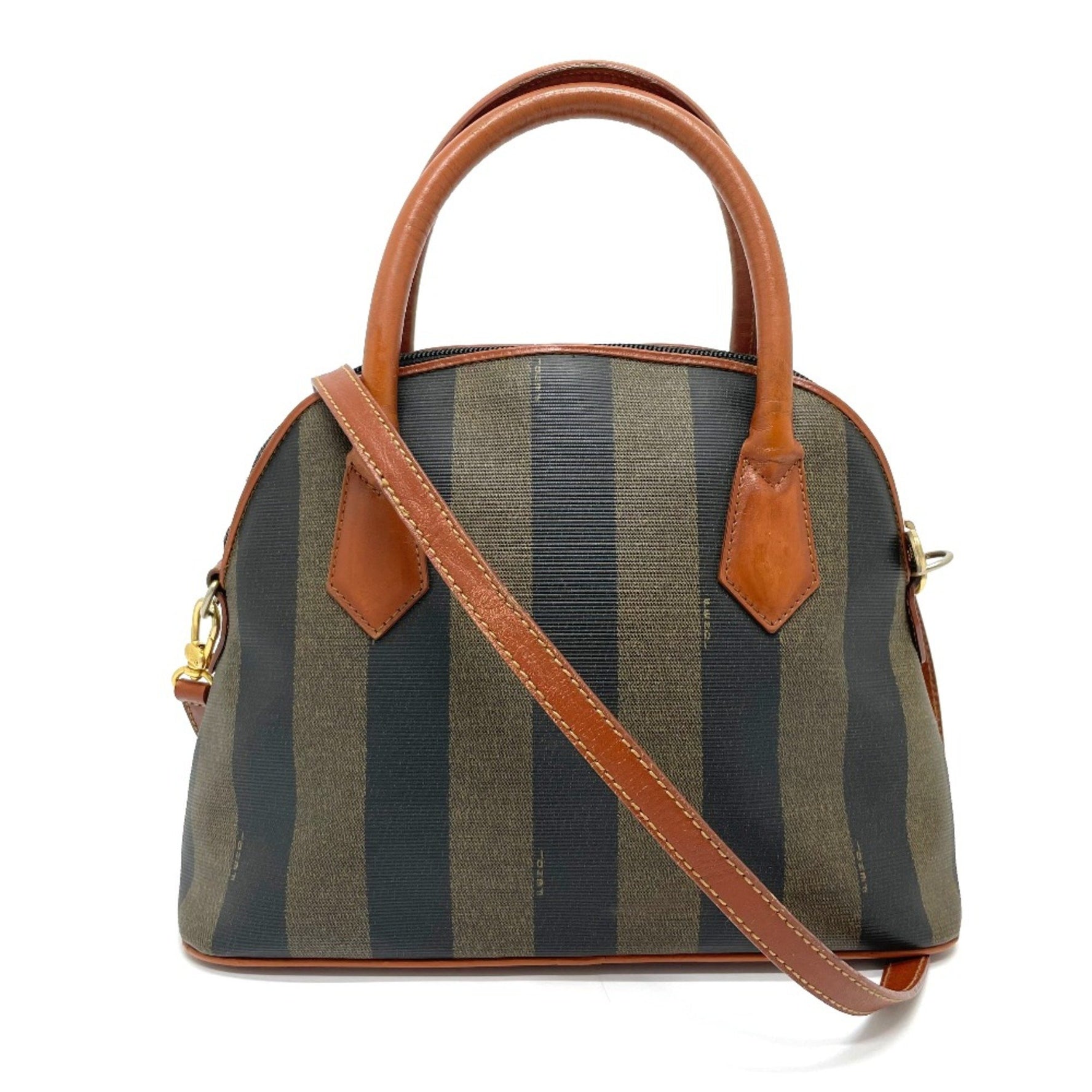 Fendi Pecan Shoulder Bag Hand Bag BrownBased