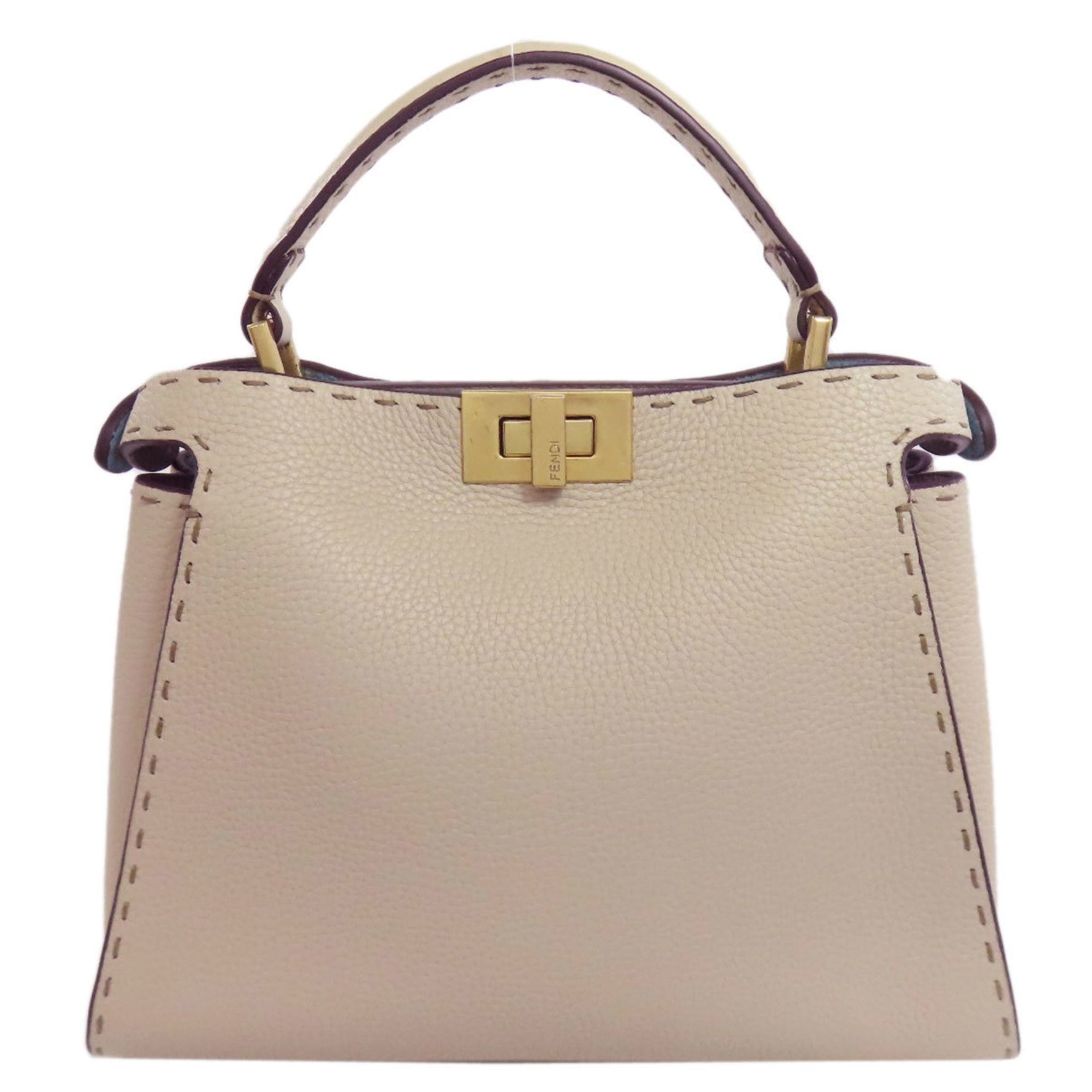 Fendi Peekaboo Mini Selleria Handbag in Calfskin