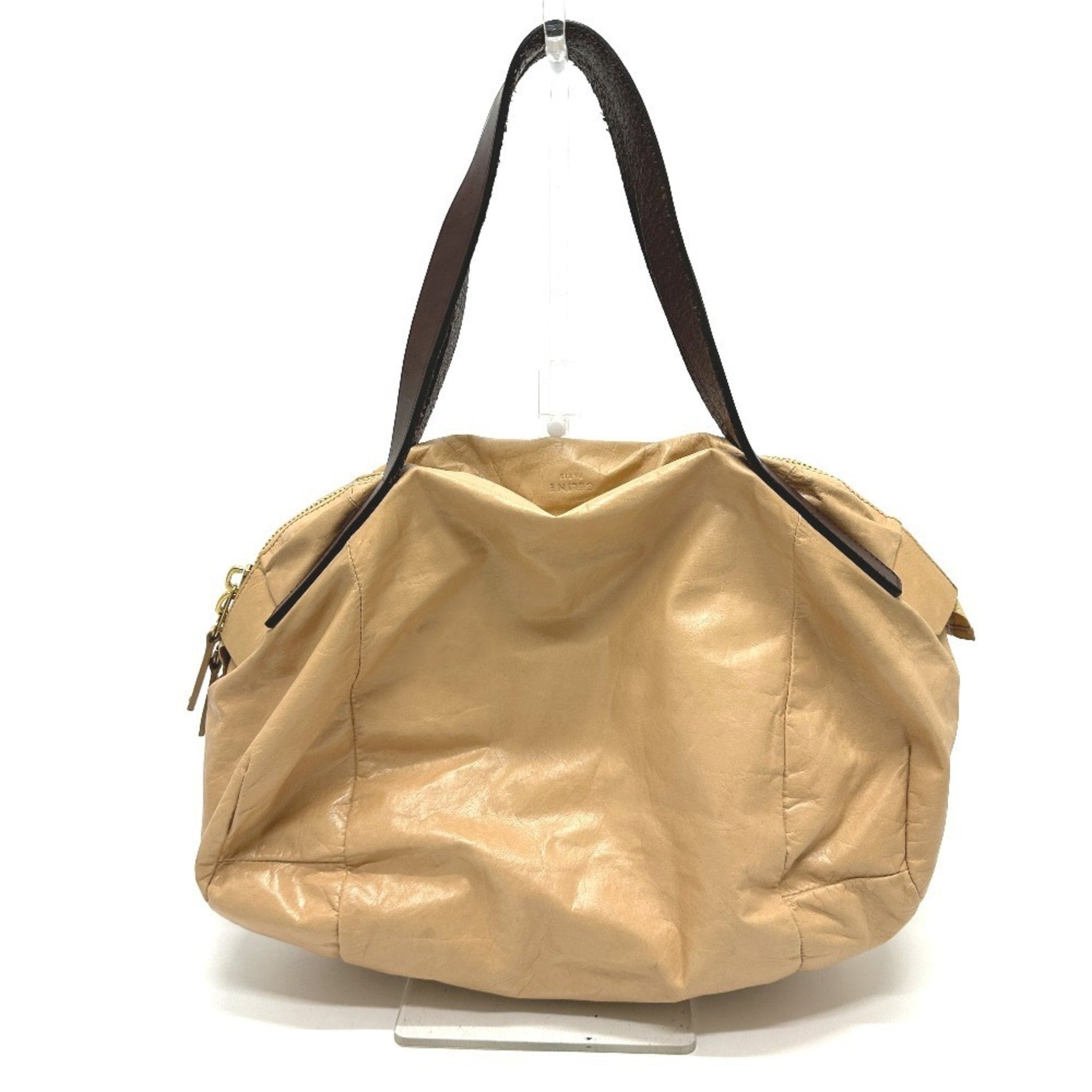 CELINE Padded Handbag Leather