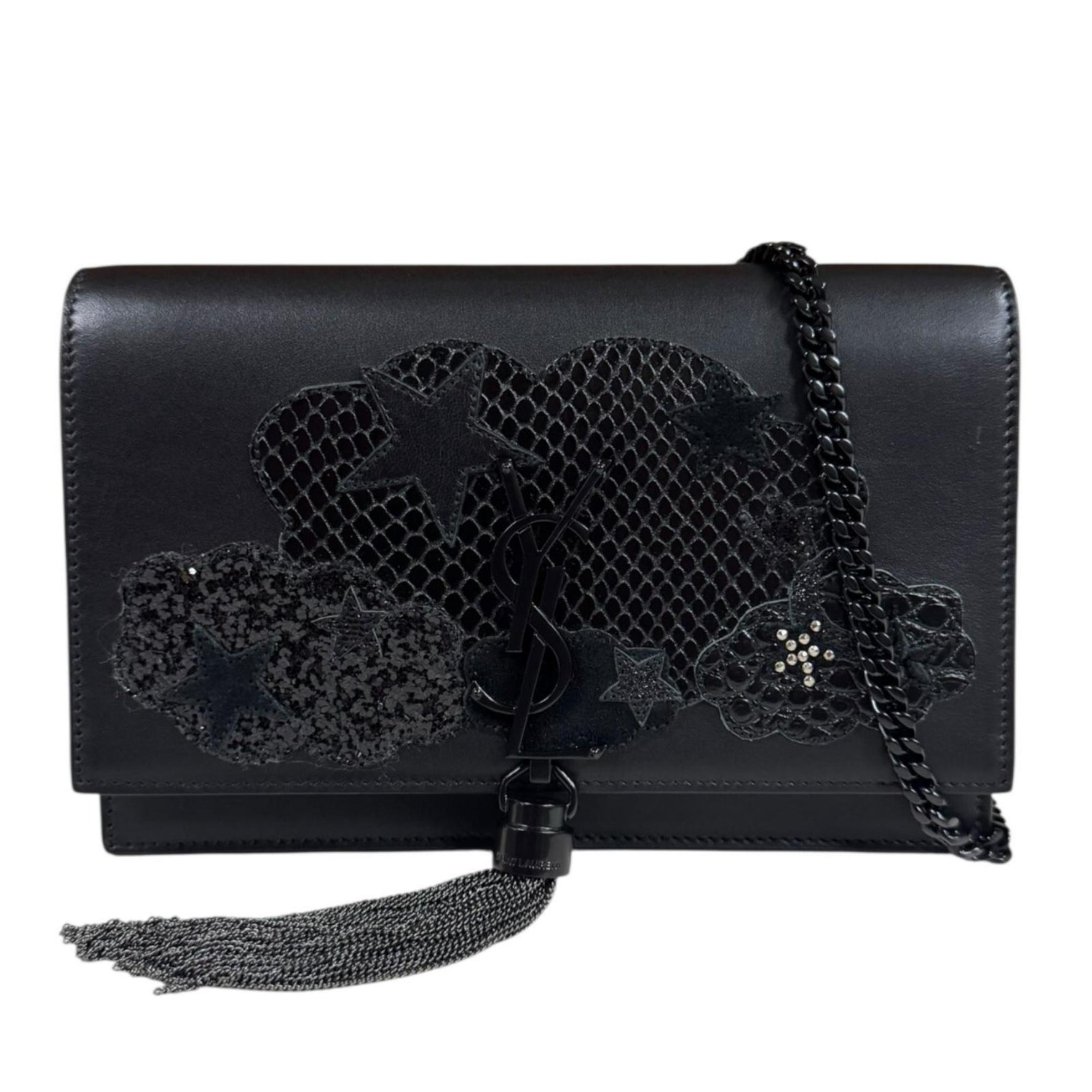 Saint Laurent Shoulder Bag, Leather, SAINT LAURENT Chain Bag