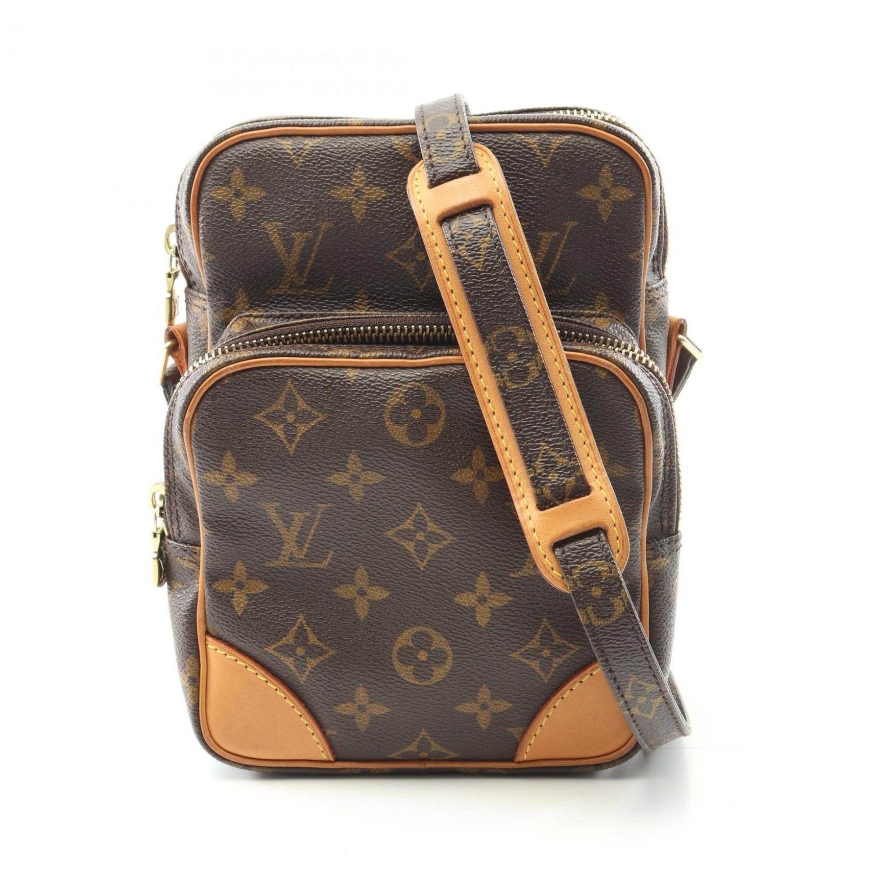 Louis Vuitton Amazon Shoulder Bag, Coated Canvas and Leather, Monogram, Brown