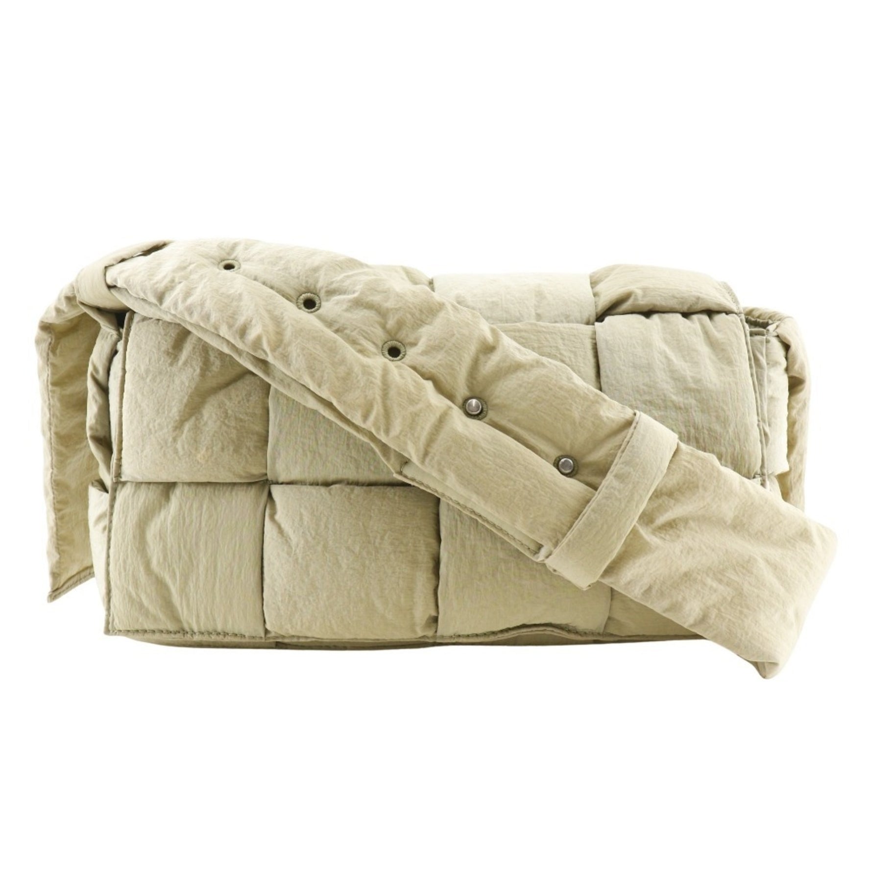 Bottega Veneta Padded Tech Cassette Shoulder Bag, Maxi Intrecciato Nylon, Type, Cassette, Unisex