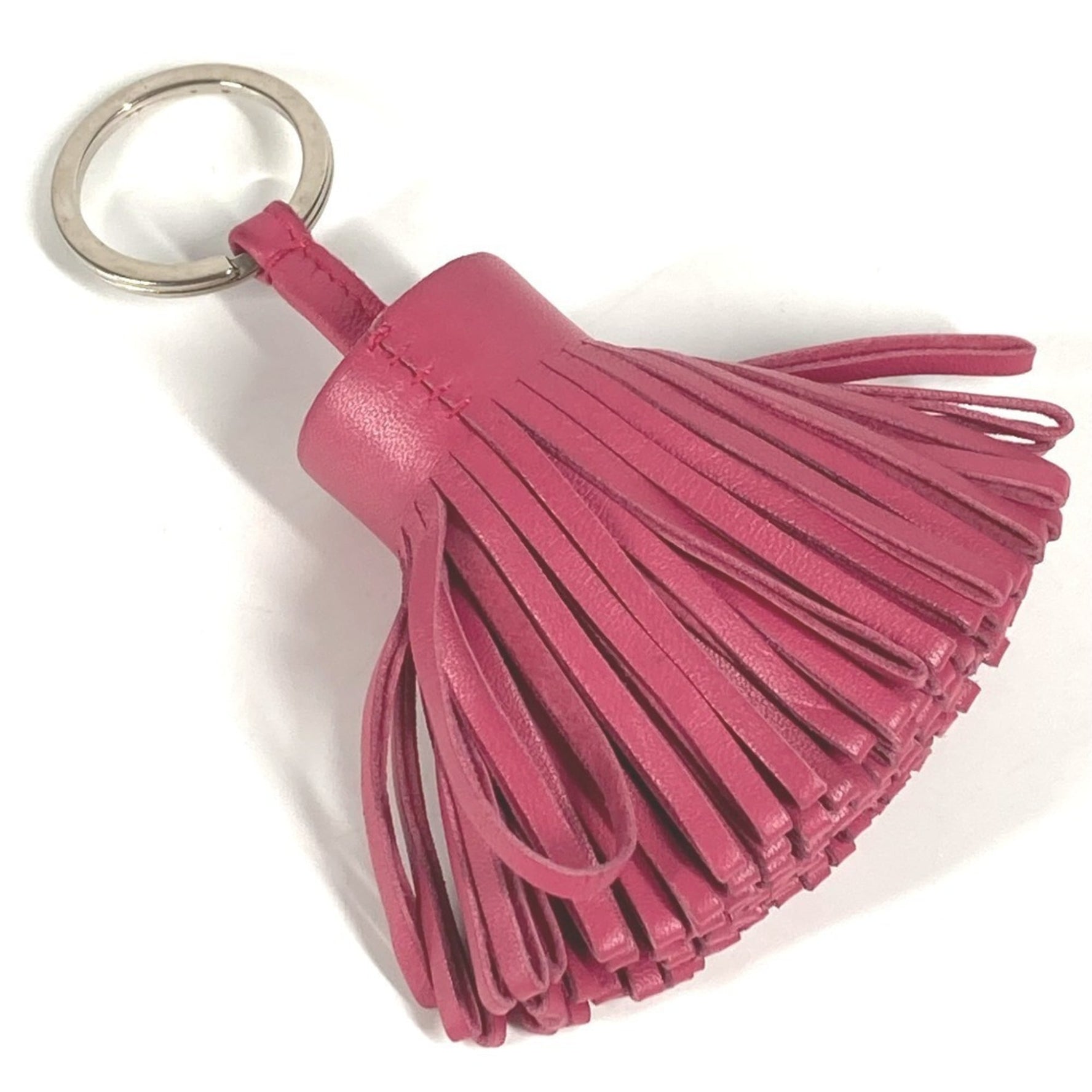 HERMES Fringe Tassel Carmen Bag Charm Keychain Leather and Metal Women