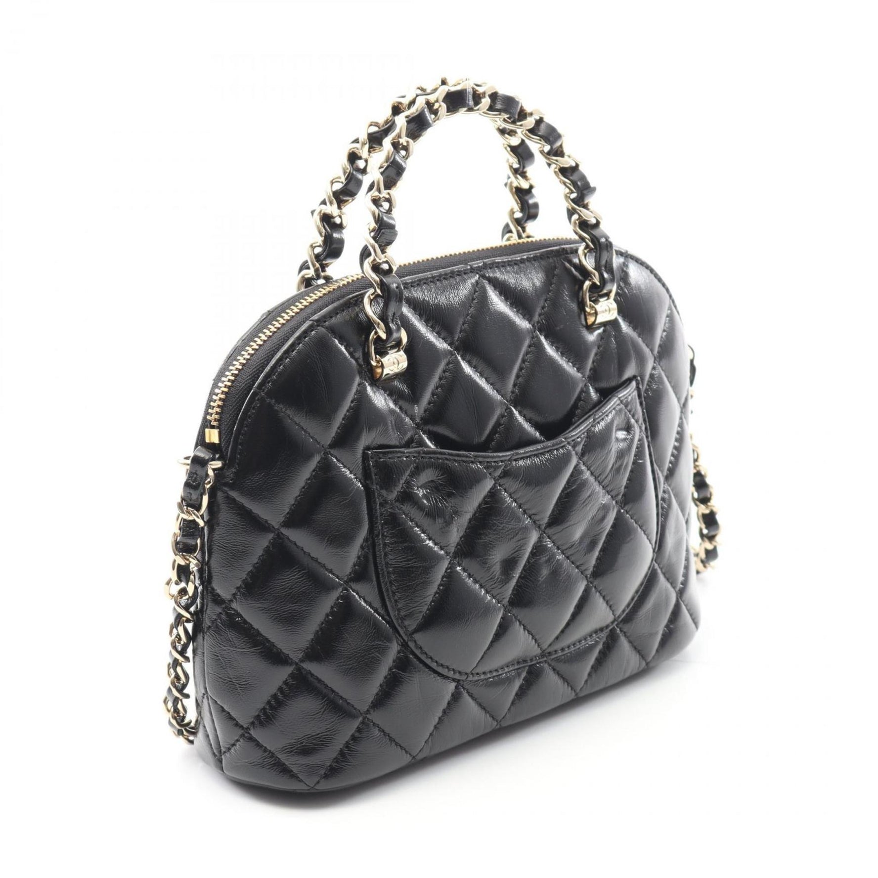 CHANEL Matelasse Shoulder Bag in Shiny Lambskin