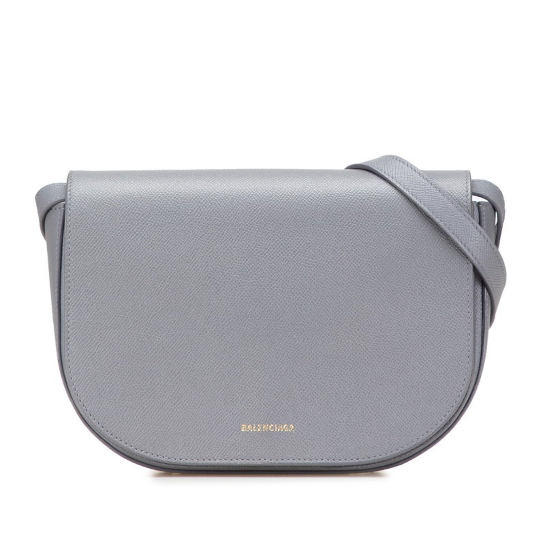 Balenciaga Ville Day Bag Shoulder Grey Leather
