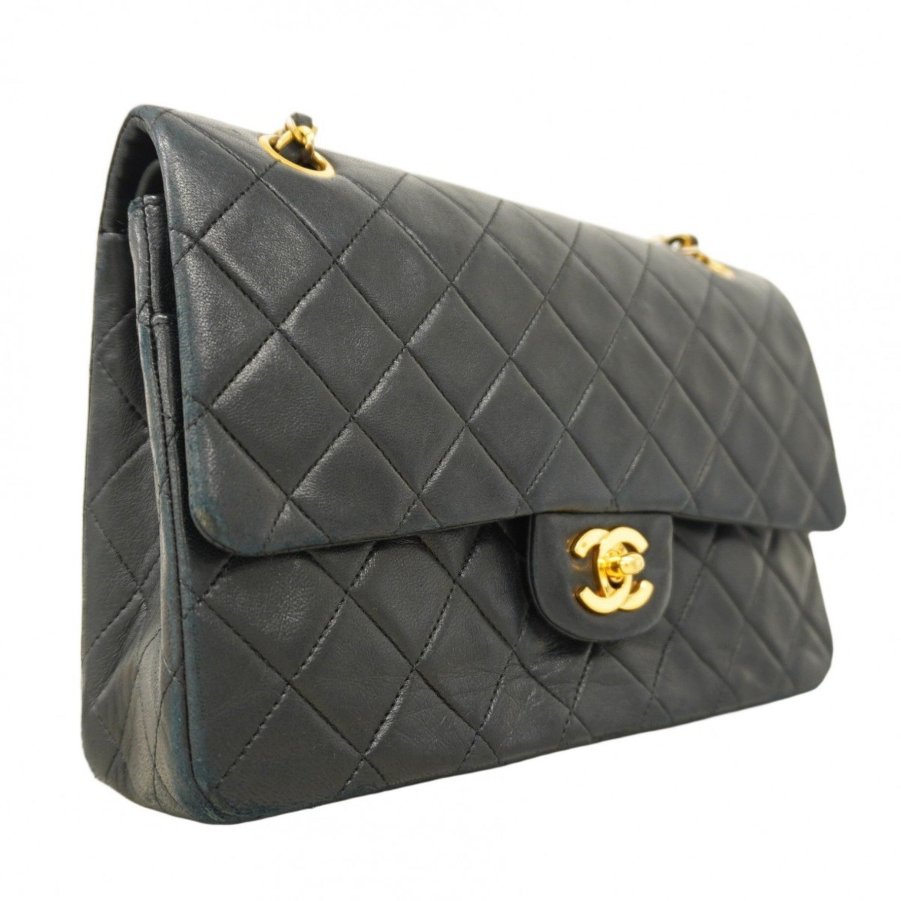 Chanel Matelasse Shoulder Bag with Double Flap and Chain, Lambskin