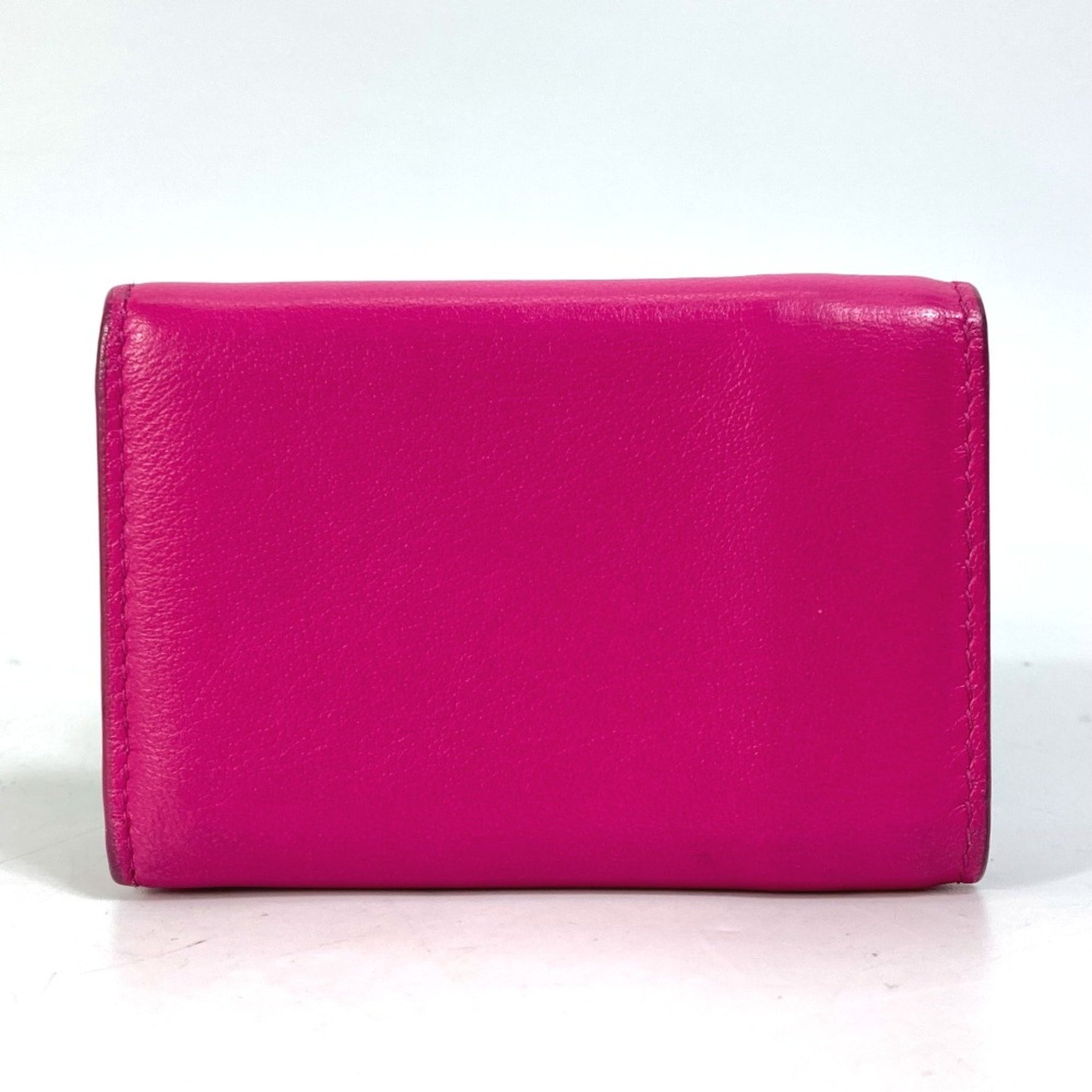 Balenciaga logo Compact wallet Trifold wallet White