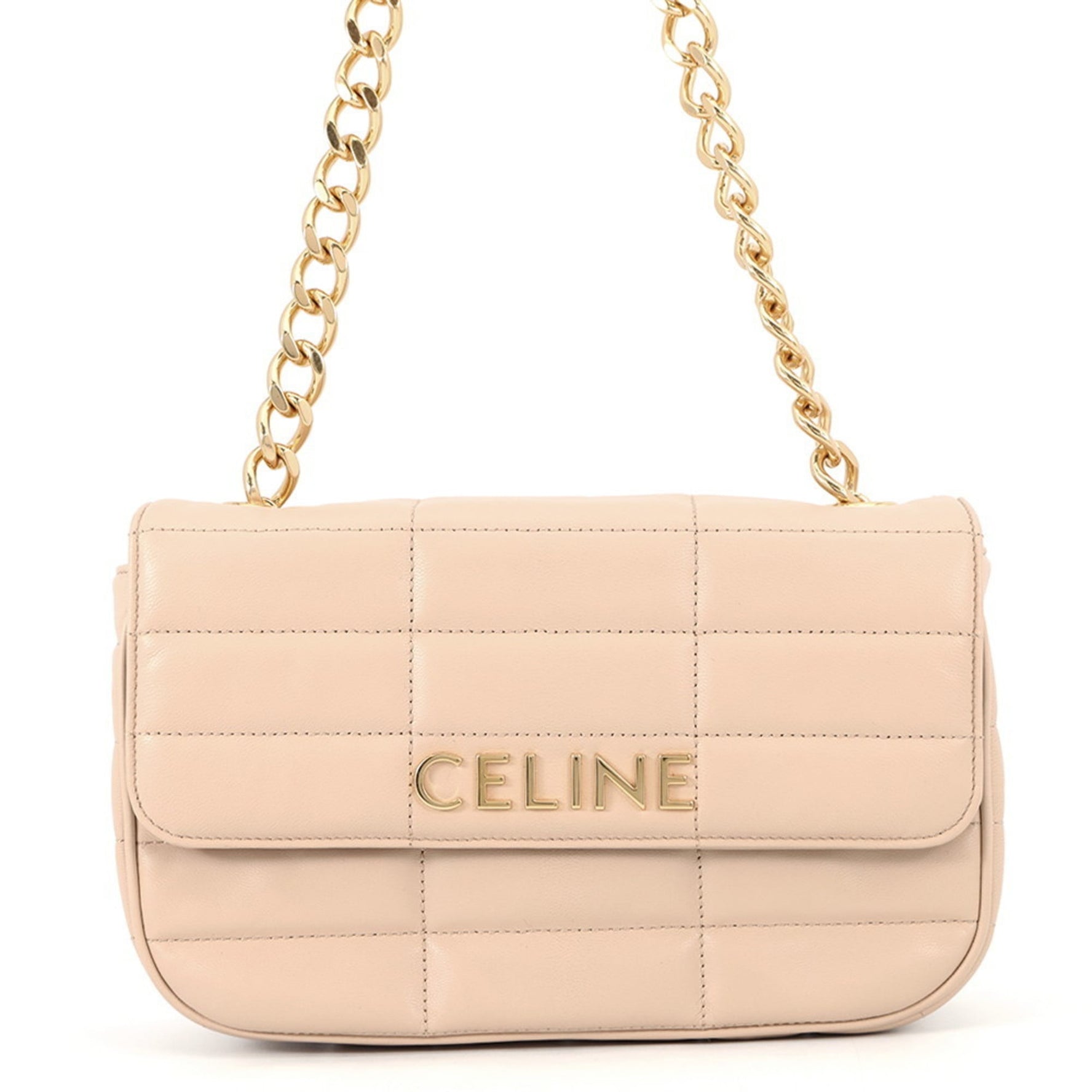 Celine Chain Shoulder Bag Monochrome
