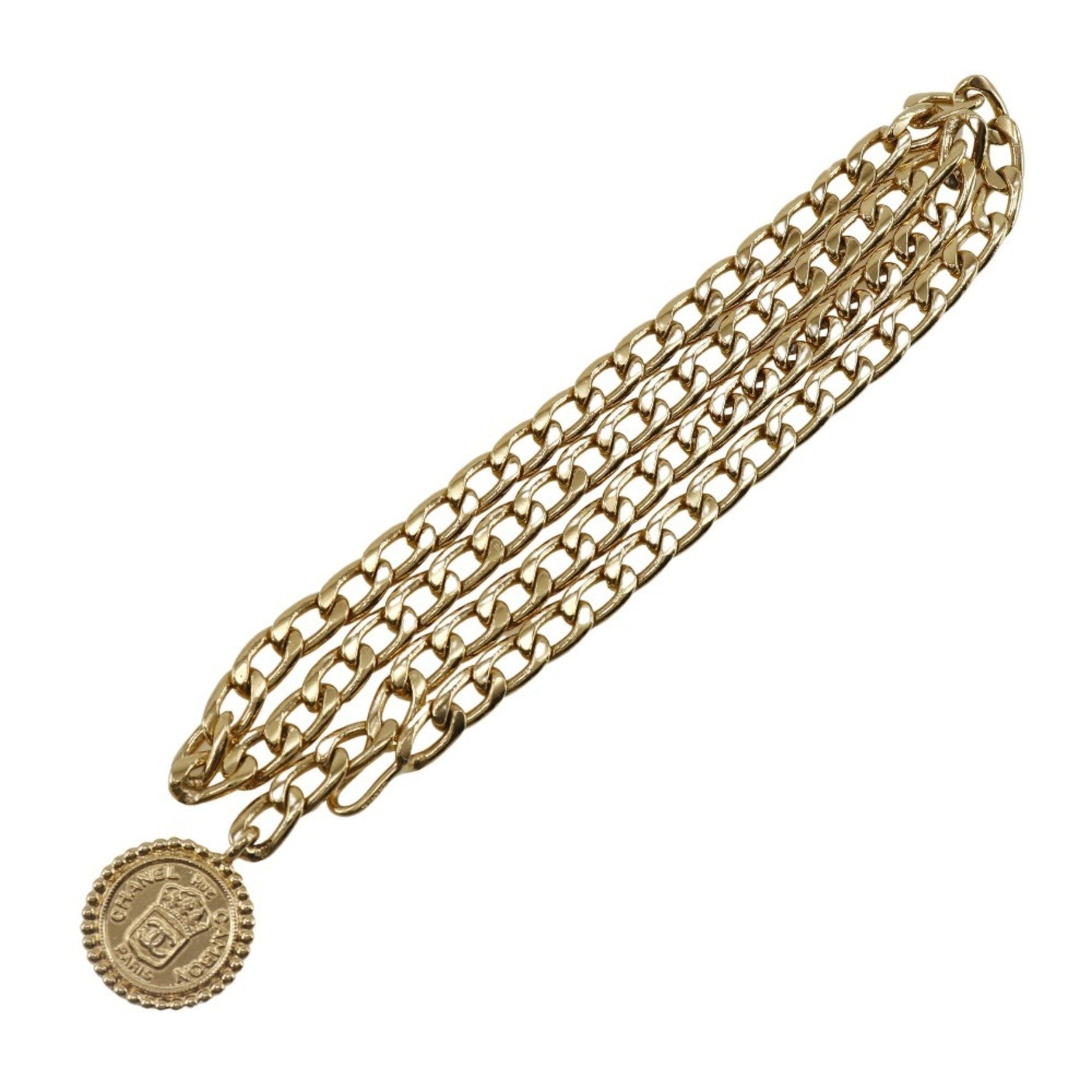Chanel Chain belt Belt Gold plated