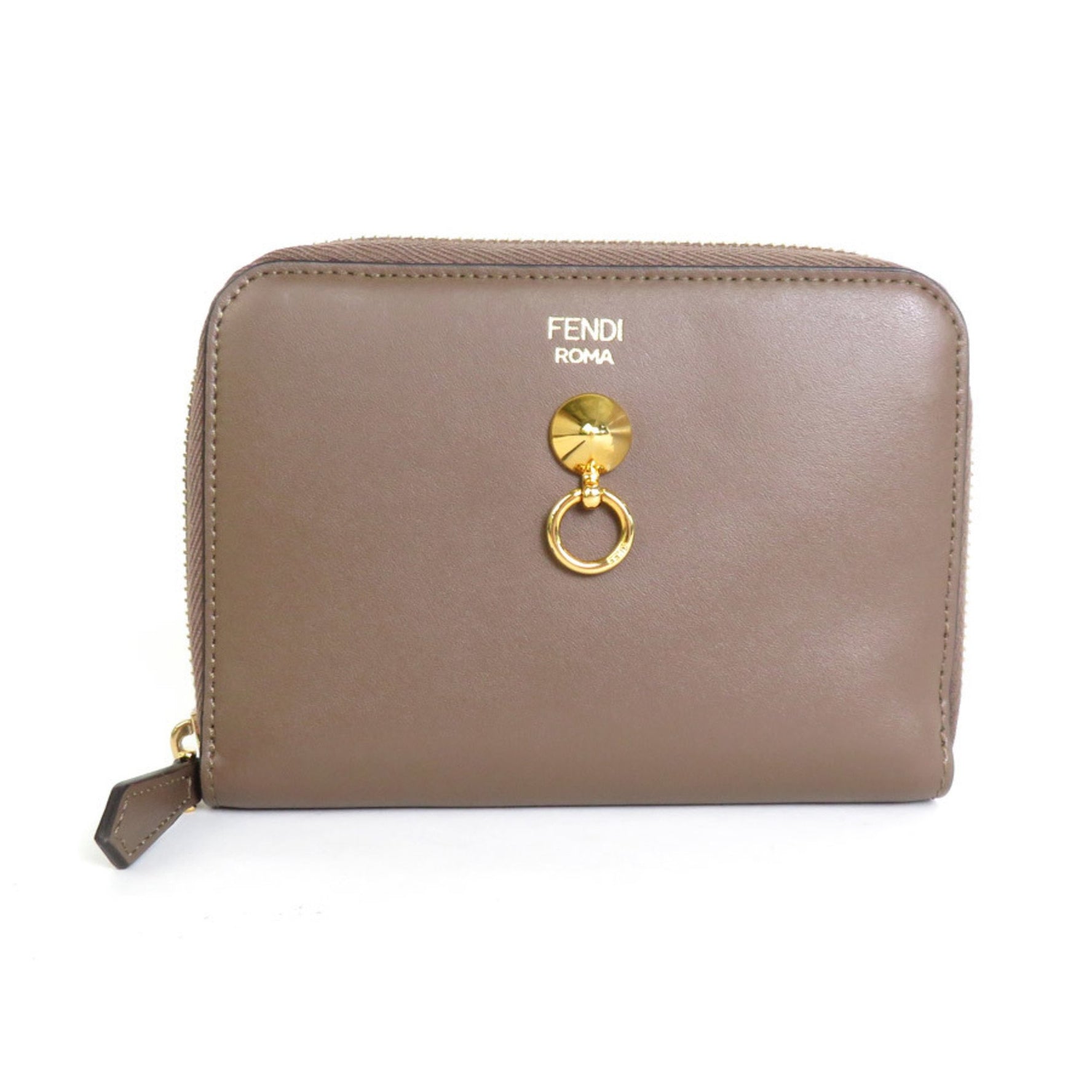 Fendi Bifold Wallet Visor Way Leather