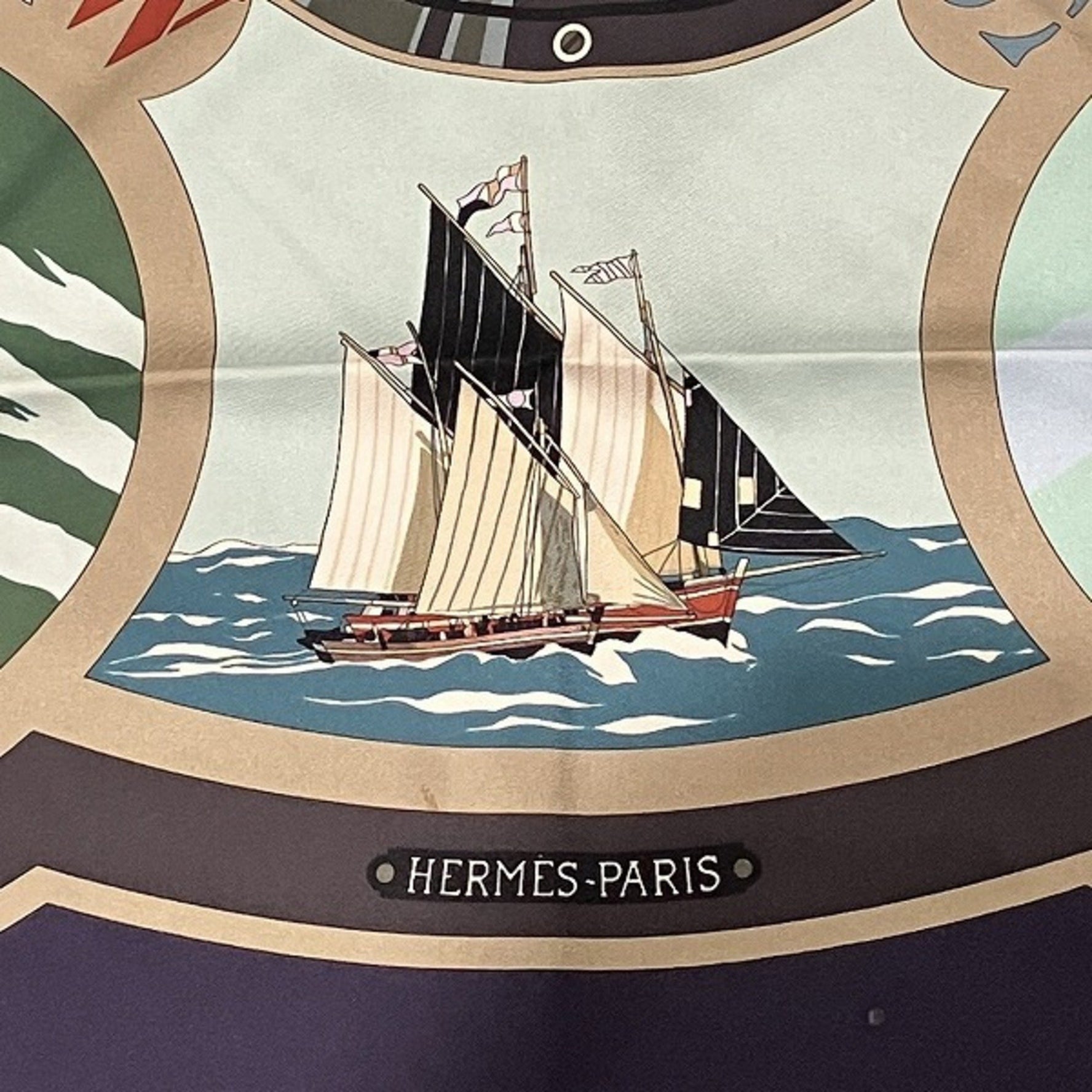 Hermes Carré 90, Aesthetics of Sail, Accessories, Scarves, Mufflers