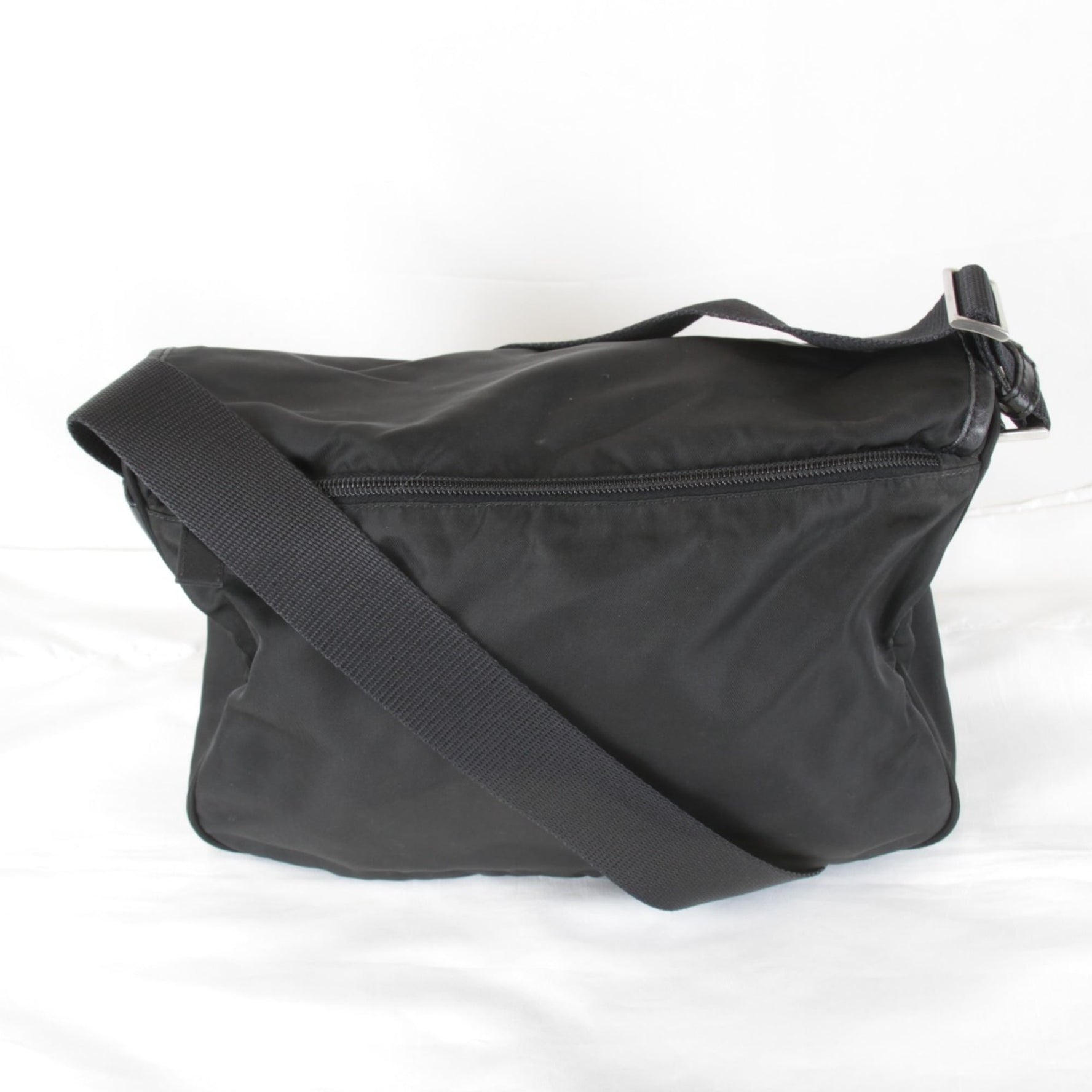 PRADA Card Holder Shoulder Bag in Nylon/Leather