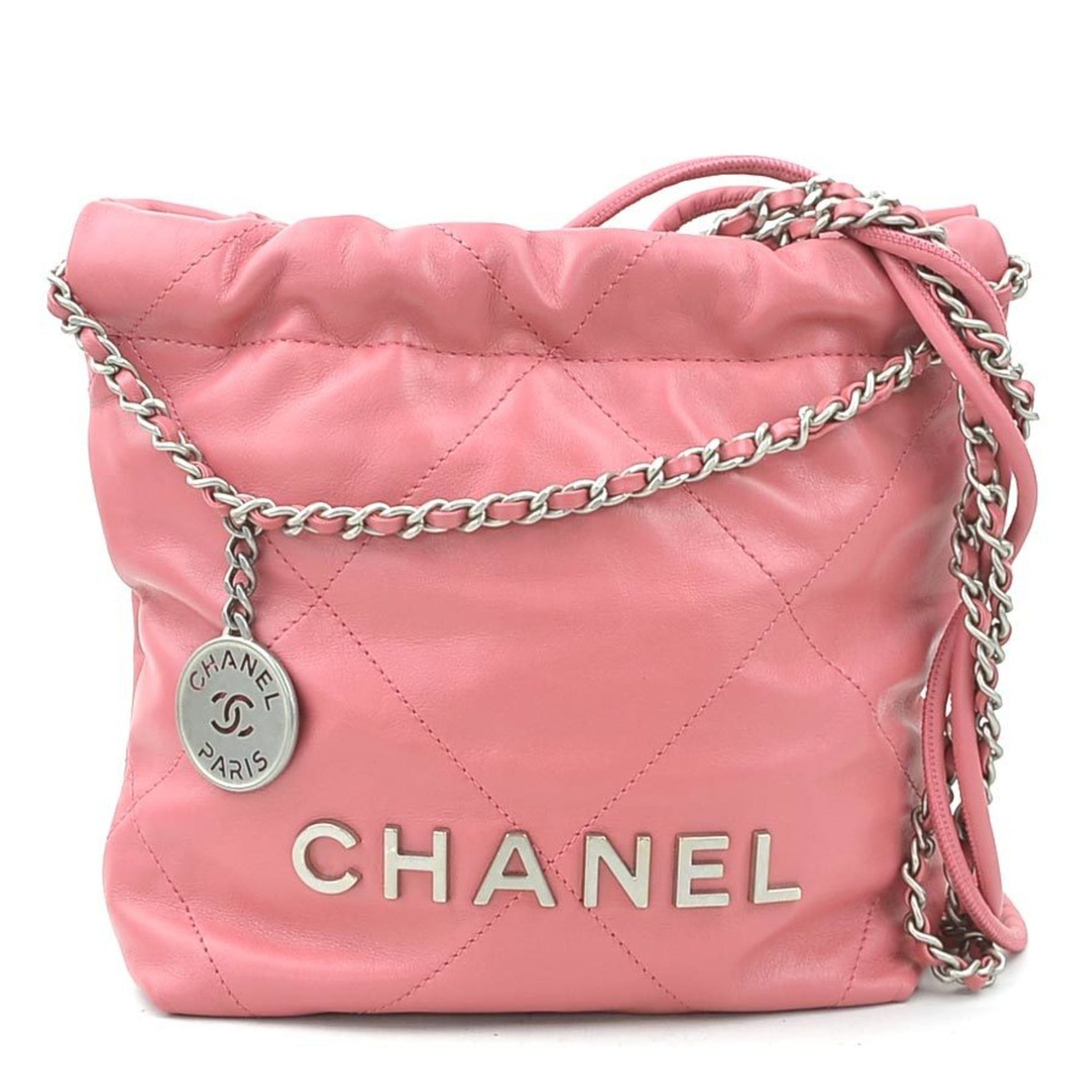 CHANEL Shoulder Bag 22 Mini Leather