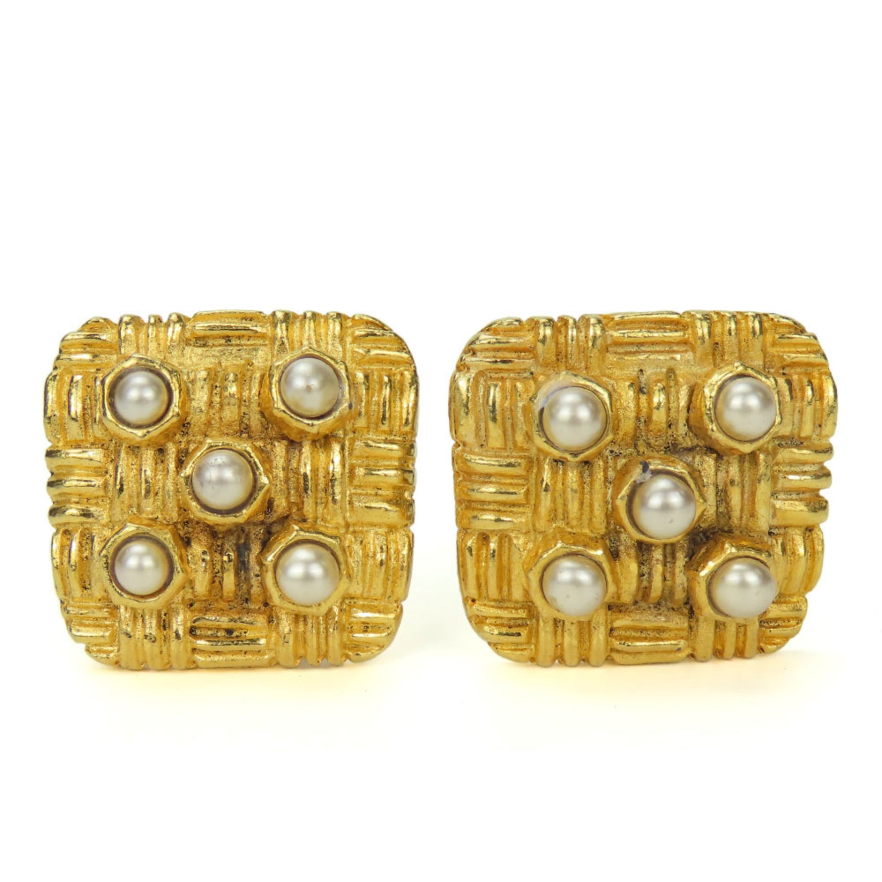 Chanel Earrings Metal Plated