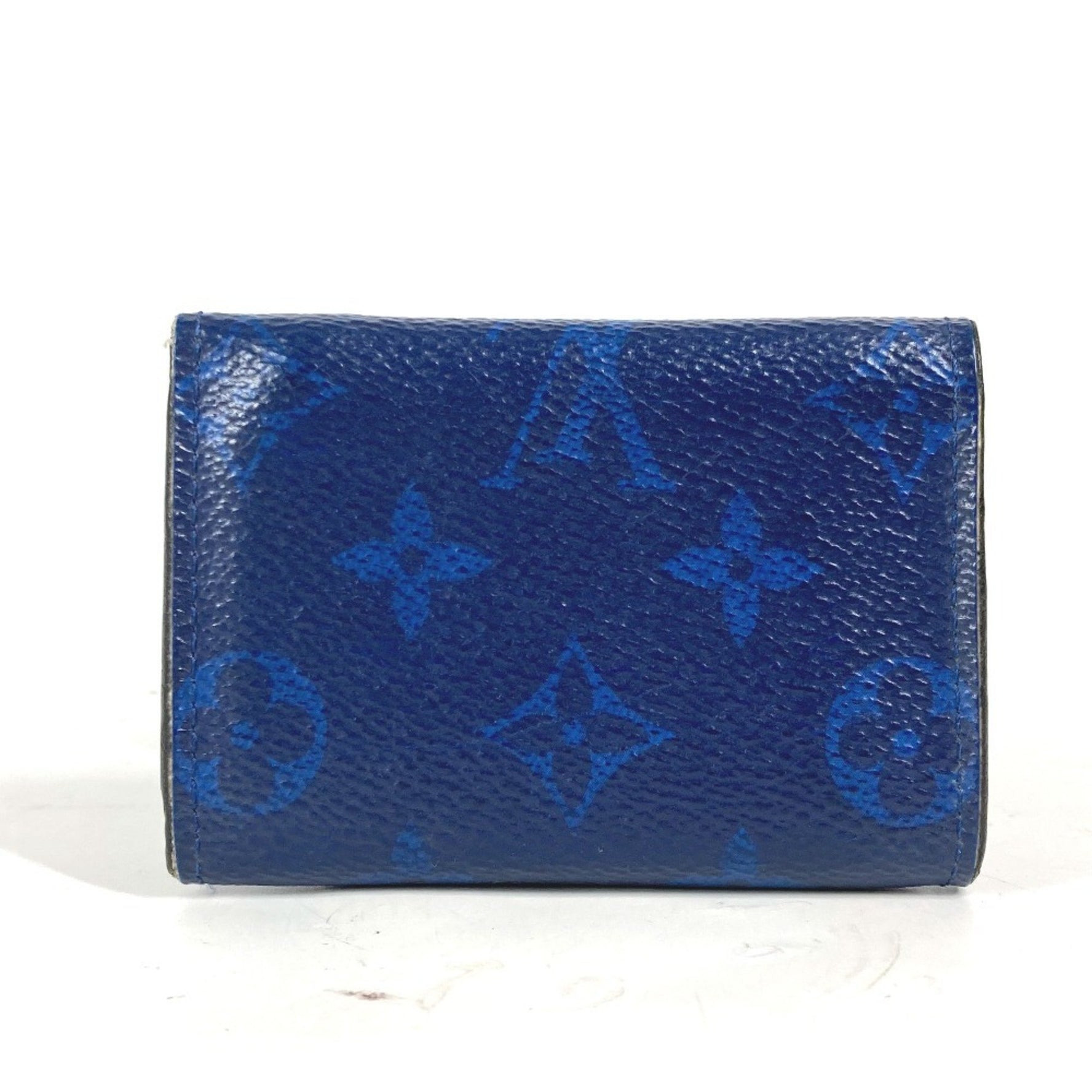 Louis Vuitton Taiga Rama Discovery Compact Wallet, Tri-fold Leather, Monogram Canvas, Men's