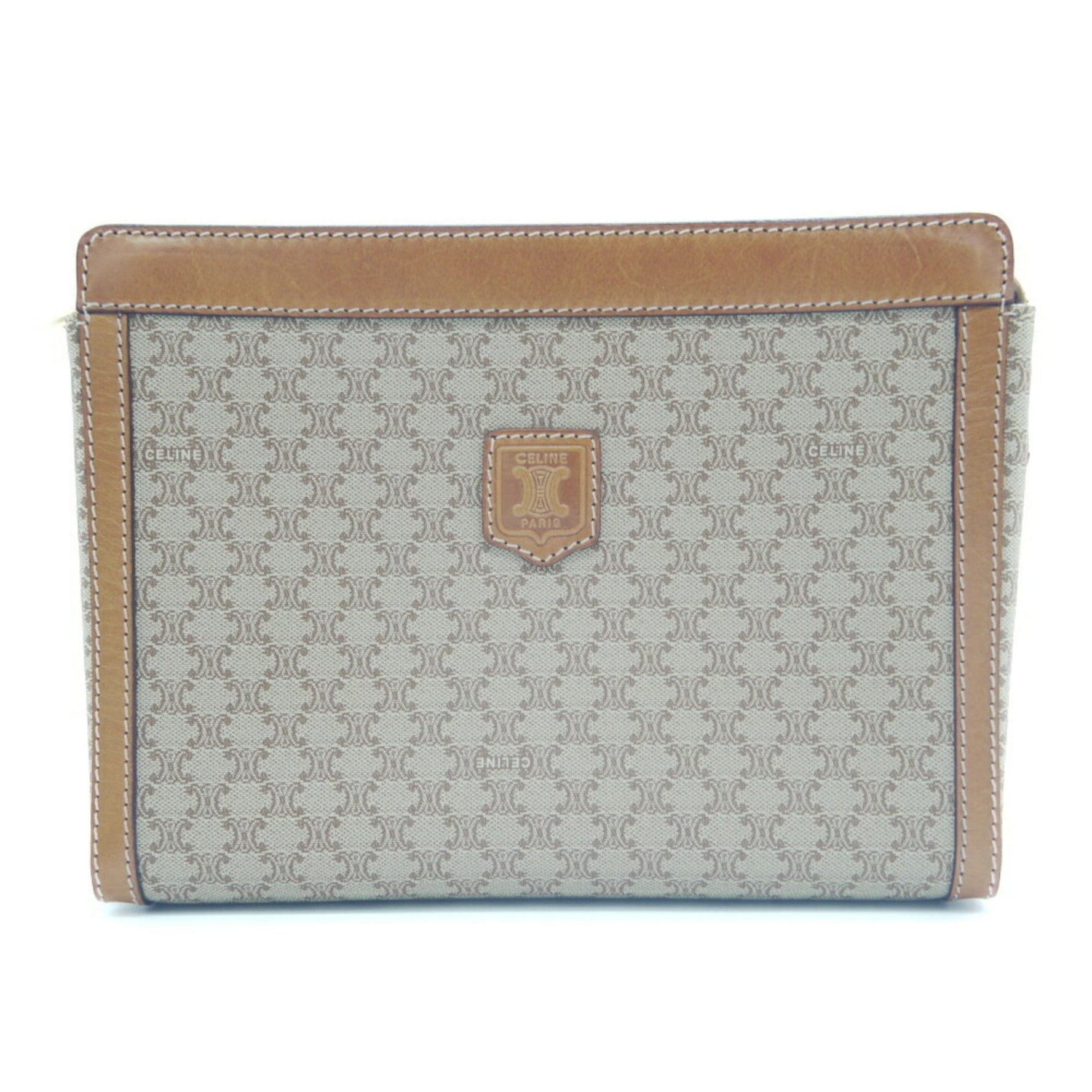 CELINE Macadam pattern second bag clutch