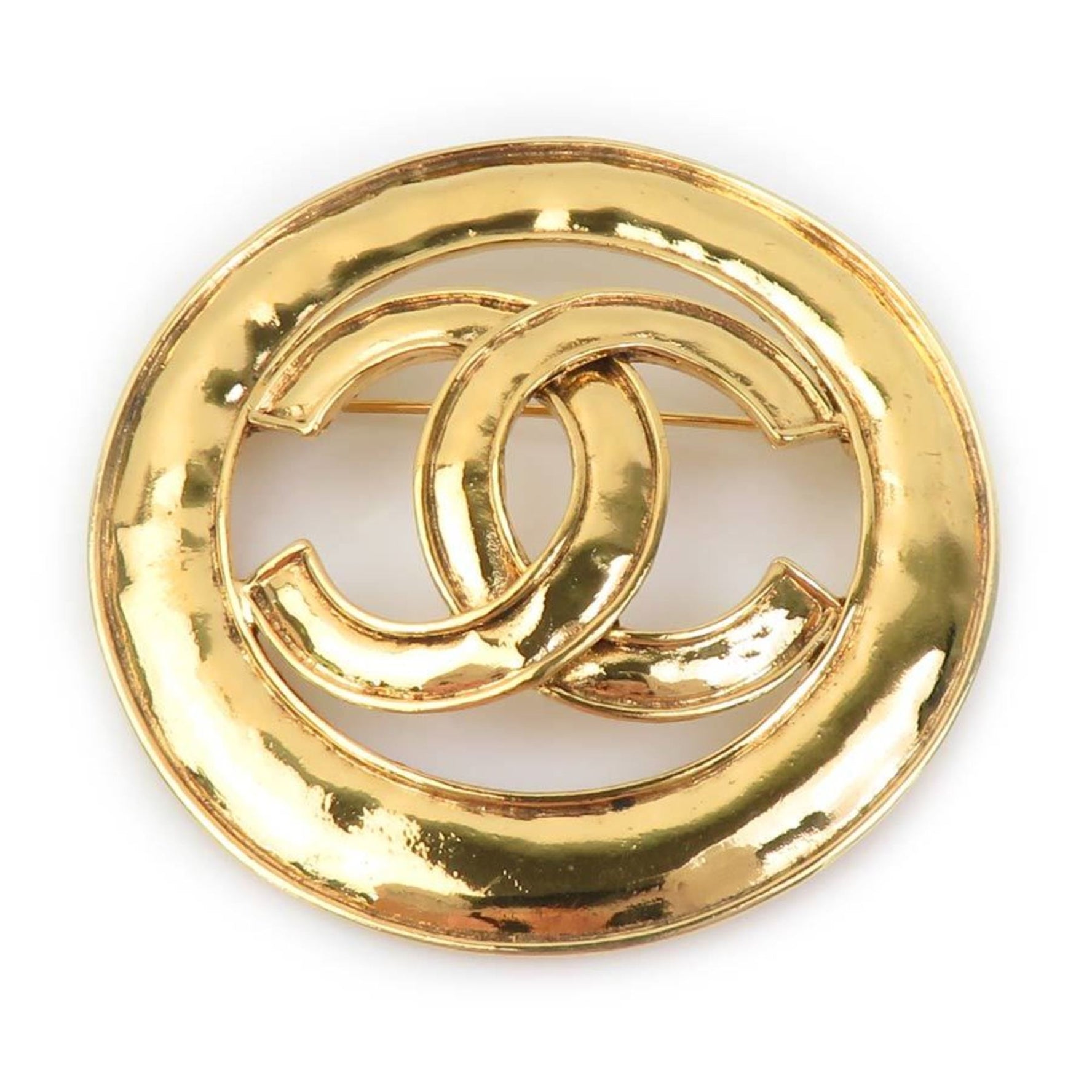 CHANEL Coco Mark Metal Brooch