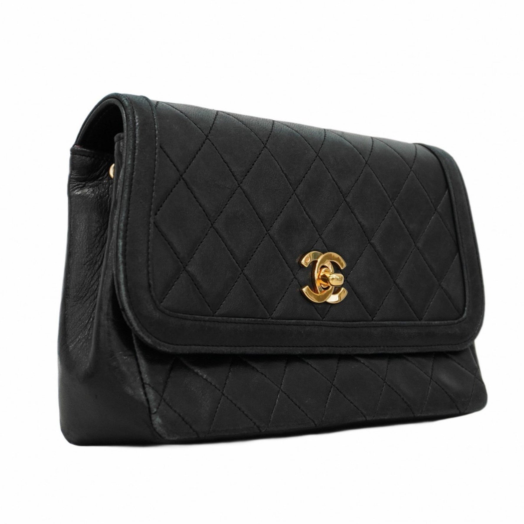 Chanel Matelasse Shoulder Bag with Chain Bag, Lambskin