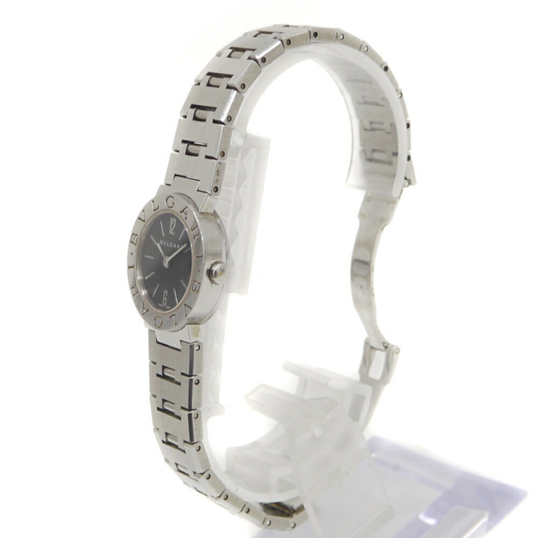BVLGARI Dress Watch Black Dial Wristwatch