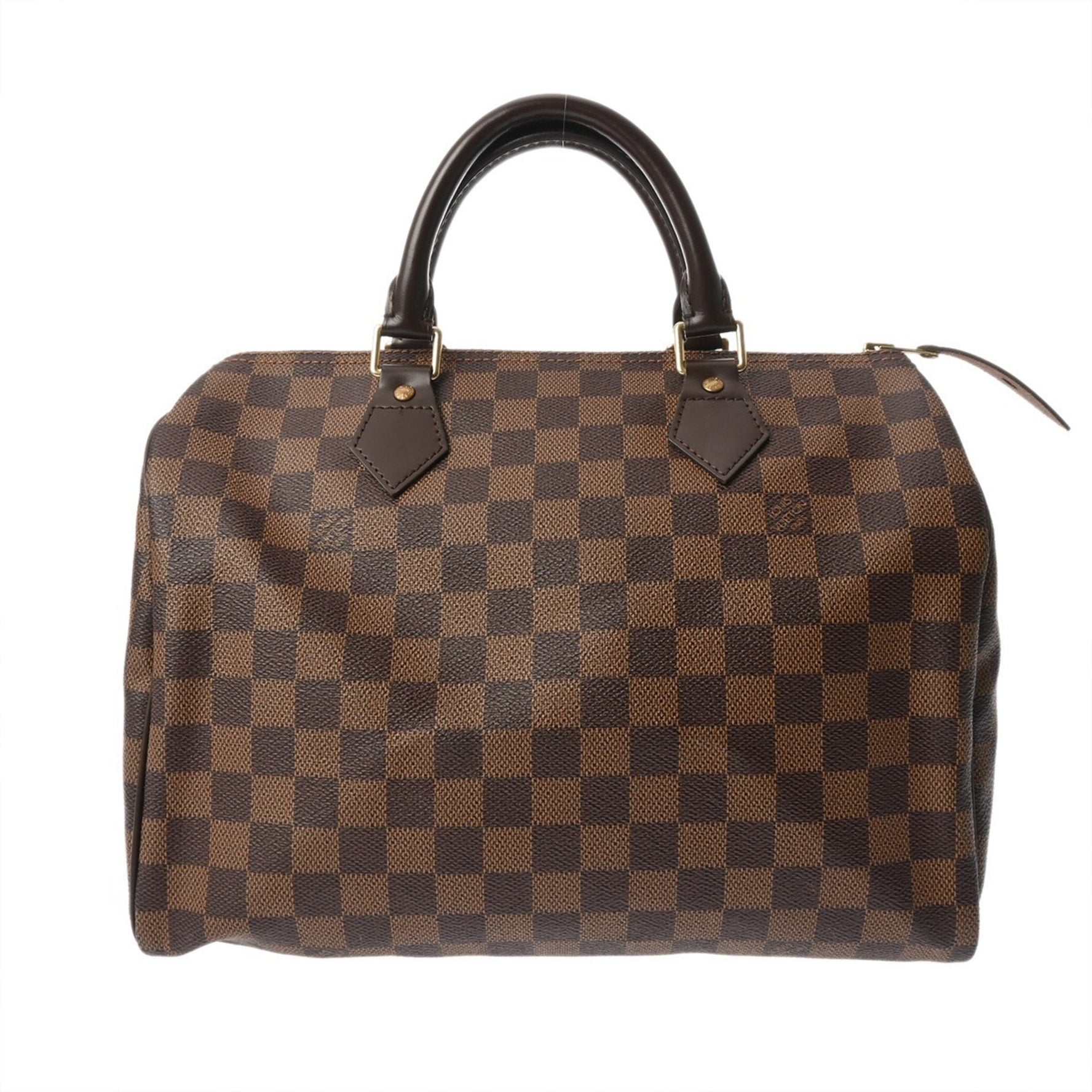 LOUIS VUITTON Damier Speedy 30 (Old Model) Brown Canvas Handbag, A Rank, Pre-Owned, Ginzo