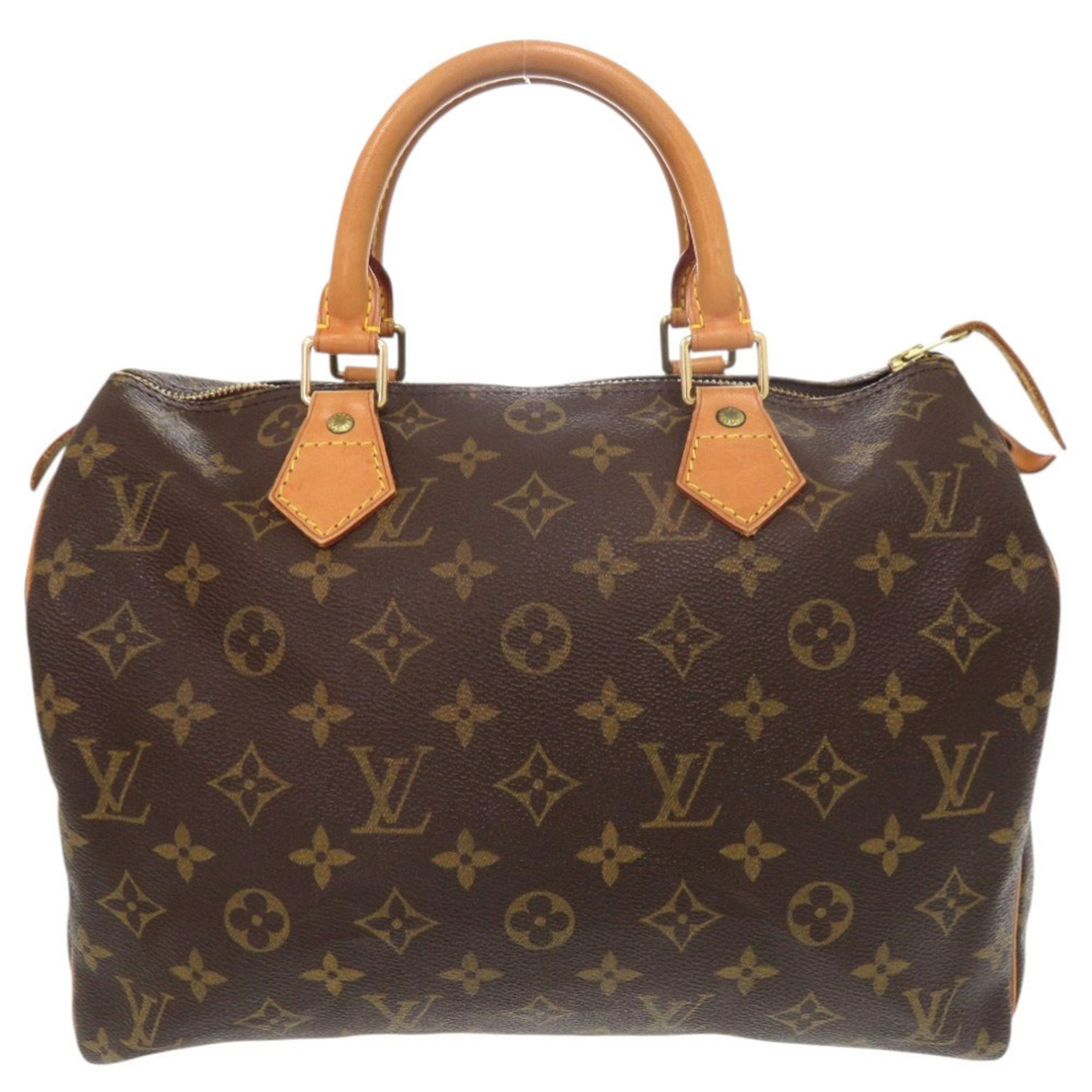 Louis Vuitton Speedy 30 Monogram Brown Handbag 0155 LOUIS VUITTON