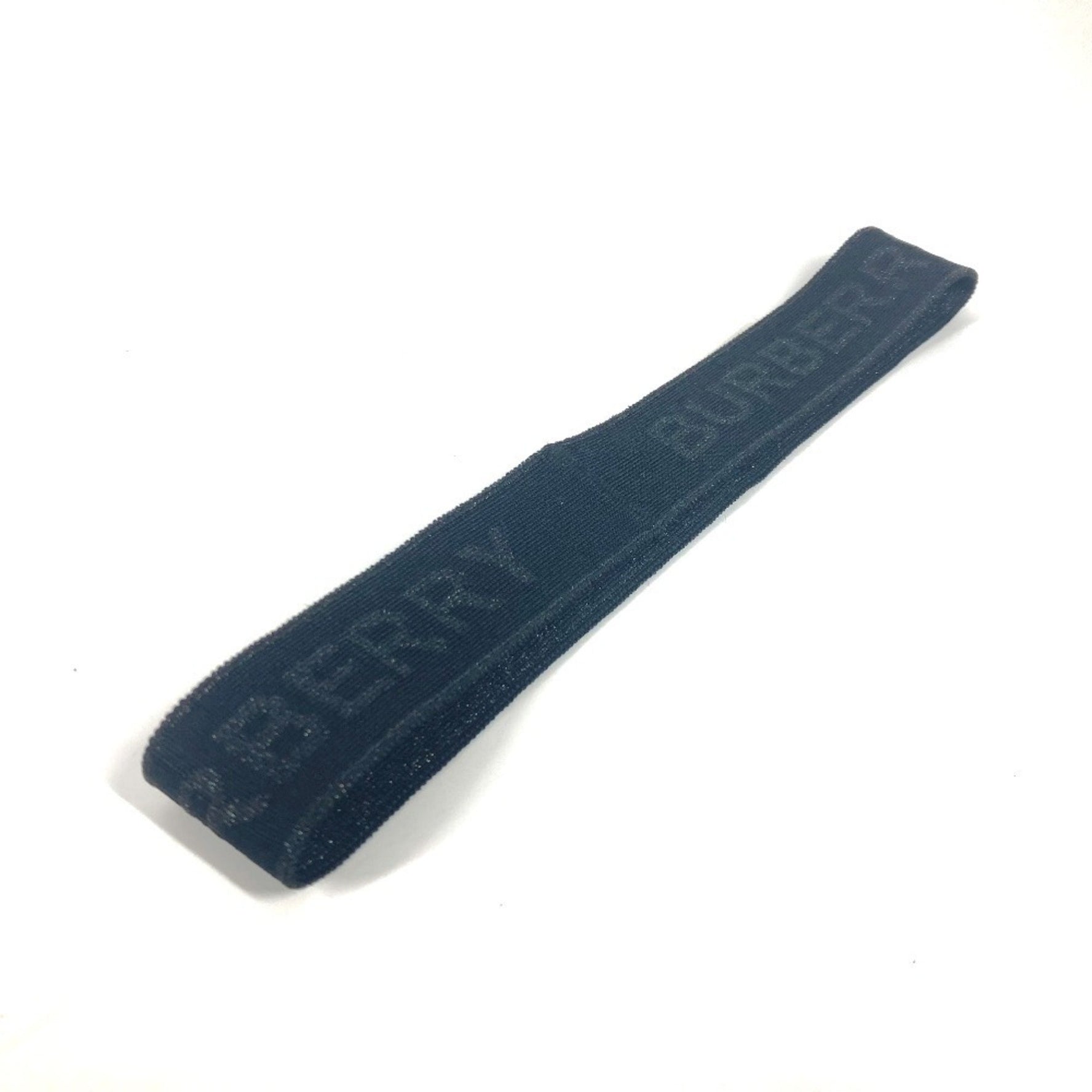 BURBERRY Logo Glitter Hair Accessory Headband Hairband Nylon Men Women
