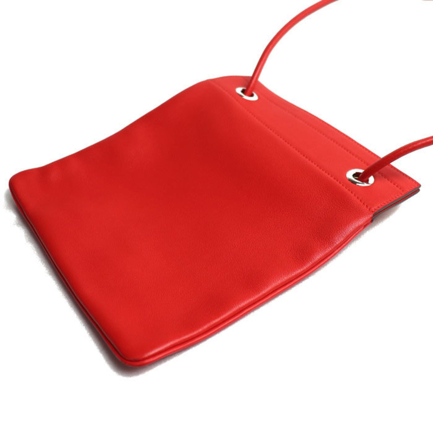 HERMES Sac Aline Shoulder Bag Red Y Stamp