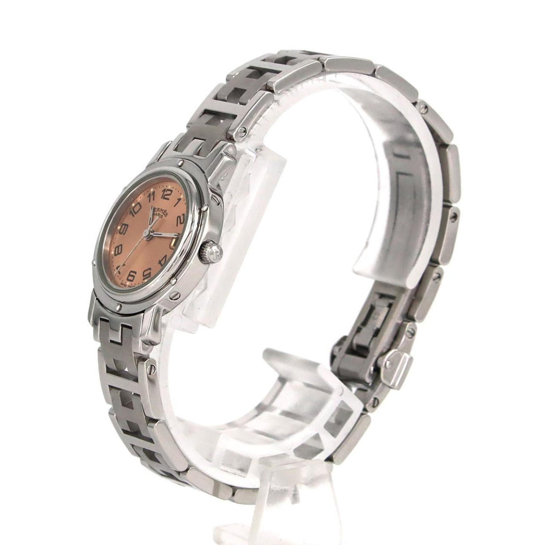 Hermès Clipper Stainless Steel Quartz Watch