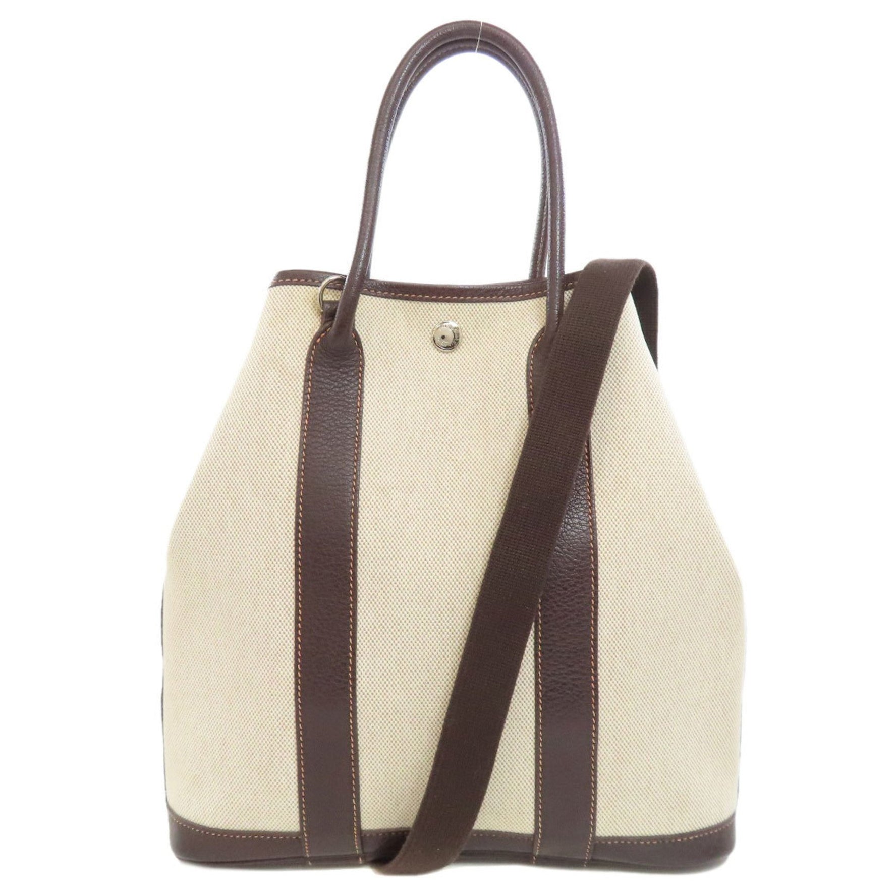 Hermes Garden File Handbag Toile H