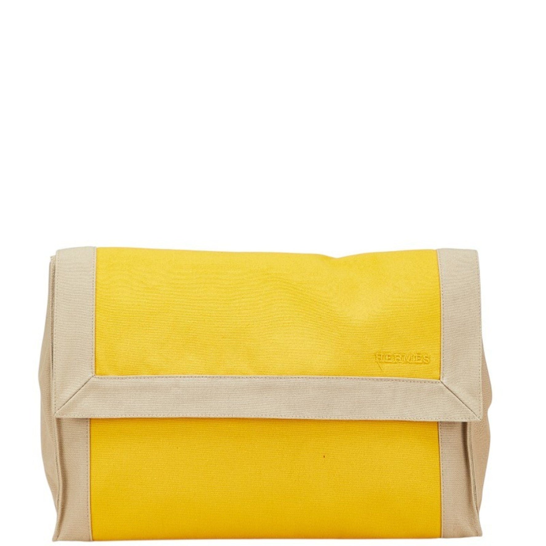 Hermes Tapidsel Clutch Bag/Second Bag Canvas