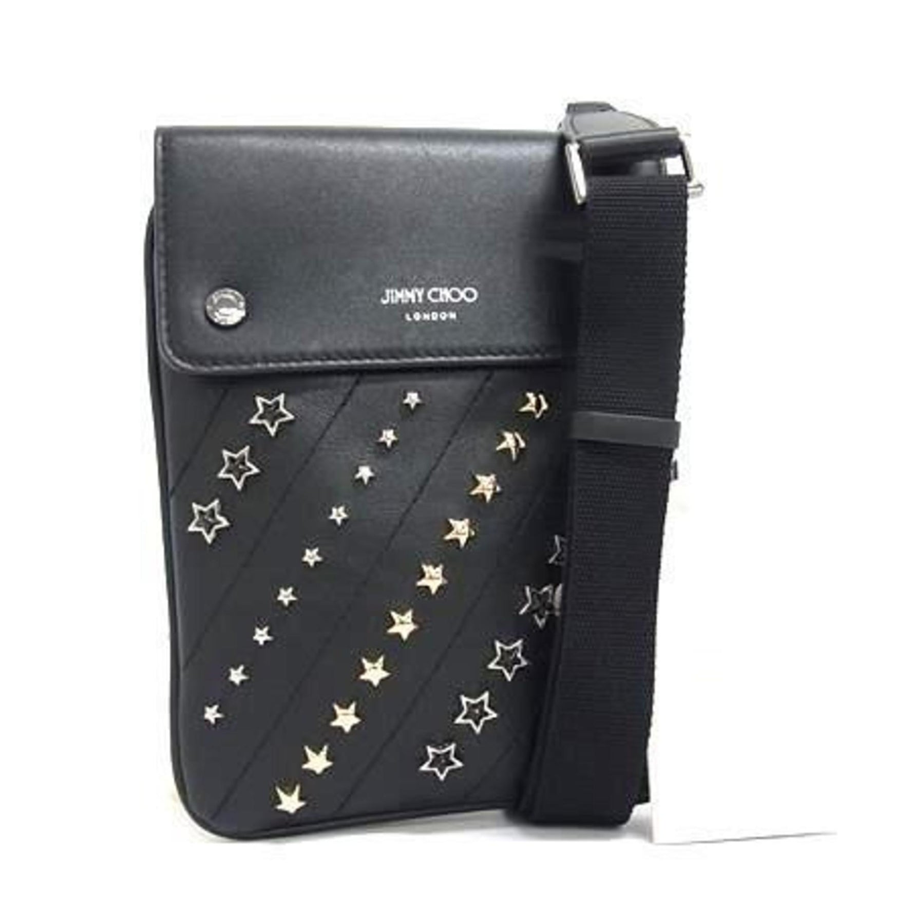 Jimmy Choo KIMI MESSANGER RCX Shoulder Bag - Leather with Star Studs