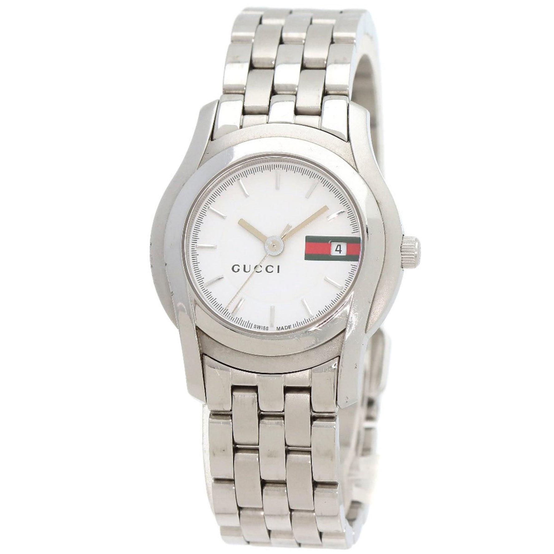 Gucci Watch Stainless Steel SS Ladies