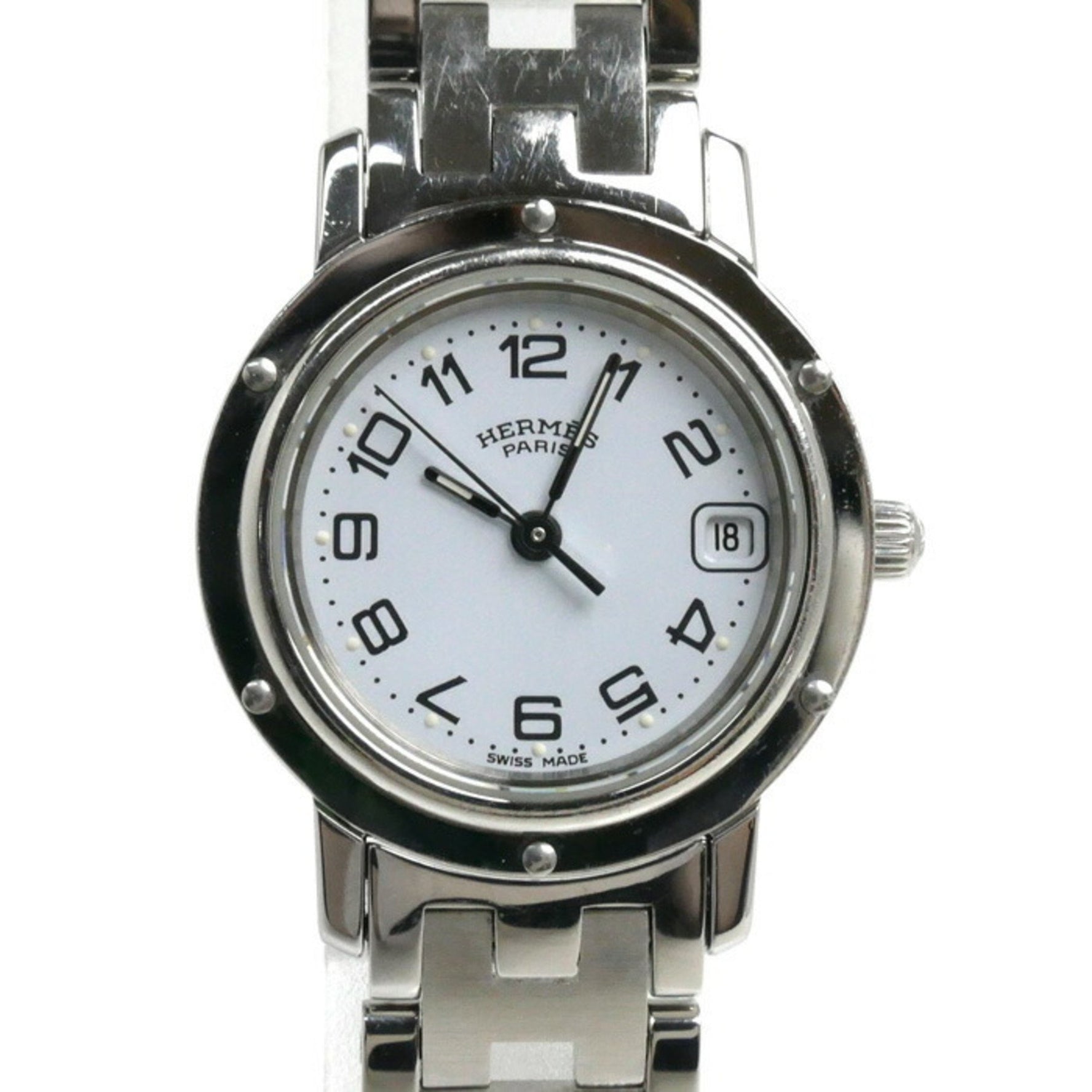 HERMES Clipper watch, battery-operated