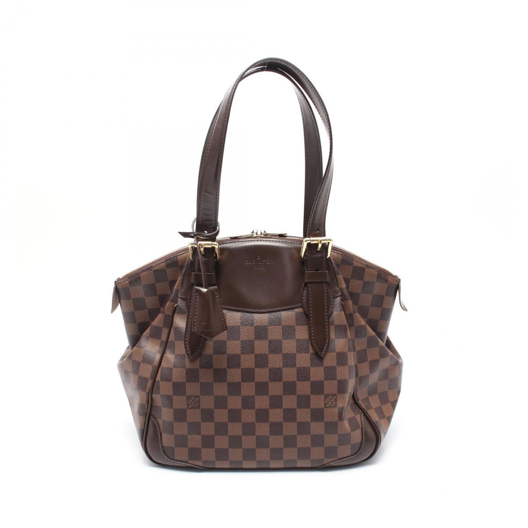 Louis Vuitton Verona MM Shoulder Bag Coated Canvas Leather Damier