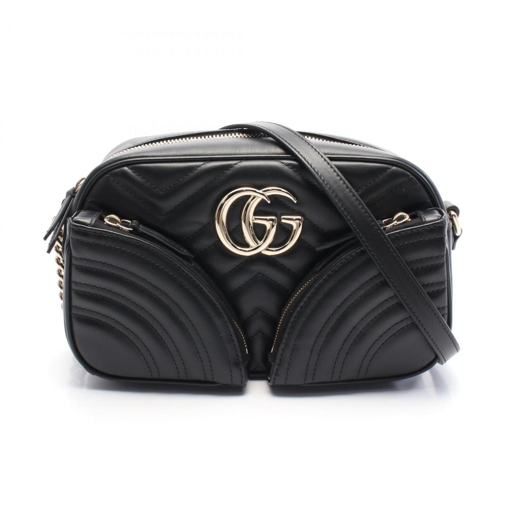 GUCCI GG Marmont Small Shoulder Bag Leather