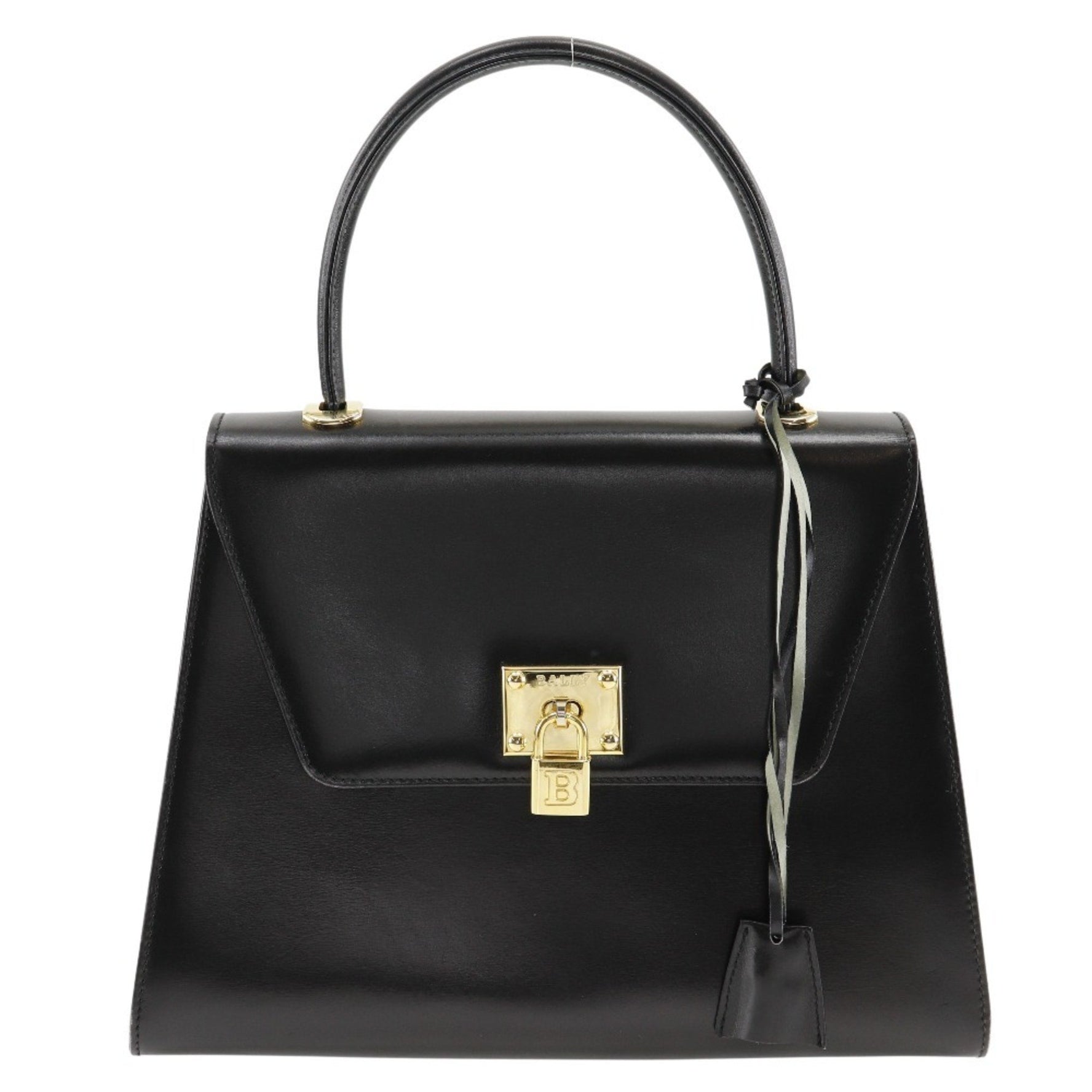 BALLY handbag calfskin turn lock ladies
