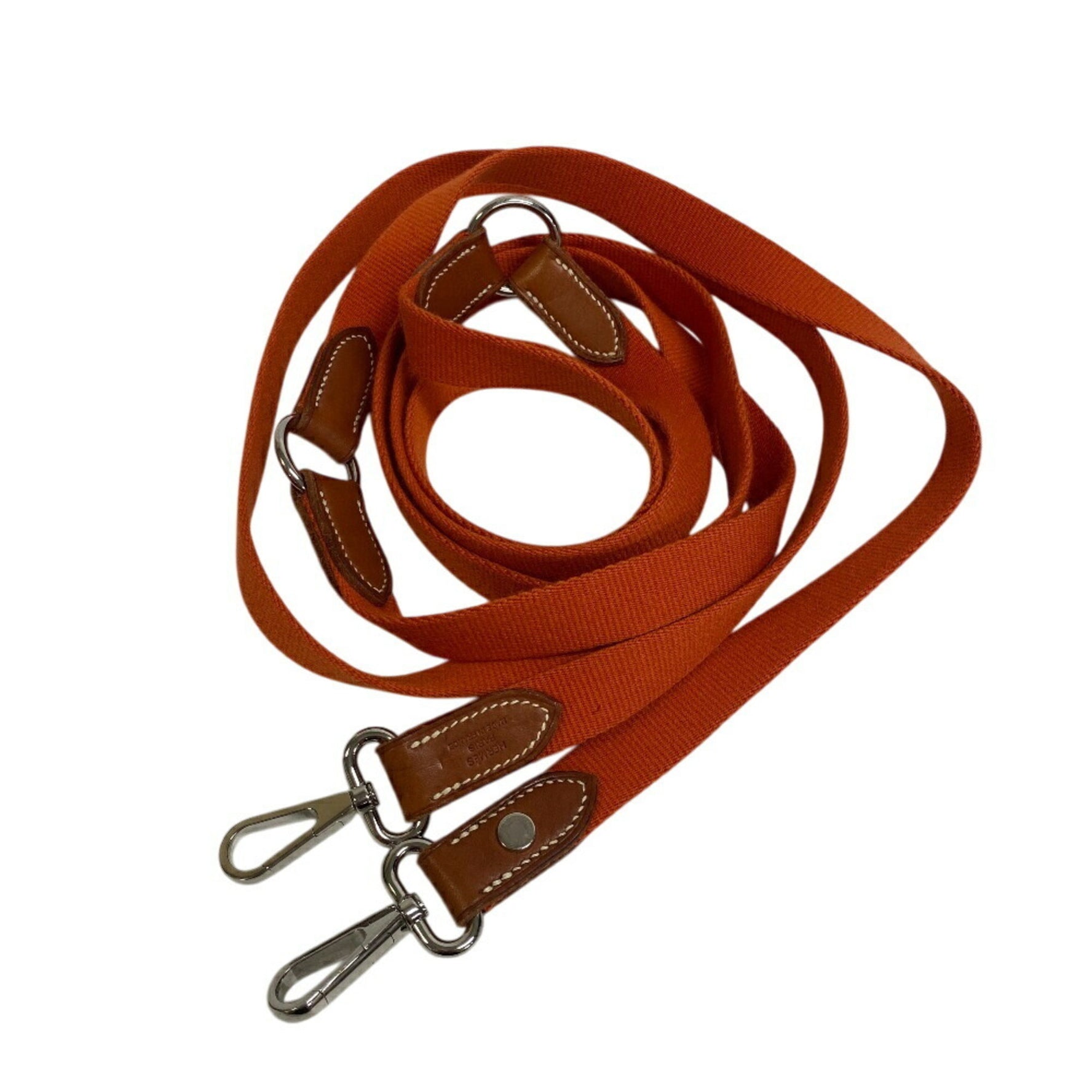 HERMES Hermès Crossbody Pet Lead U: 2022 Orange Unisex